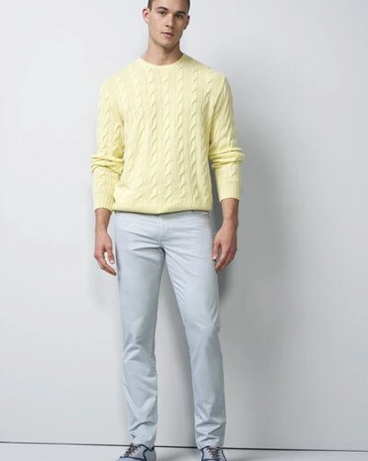 M 5 BY MEYER Five Pocket im Mikro Print