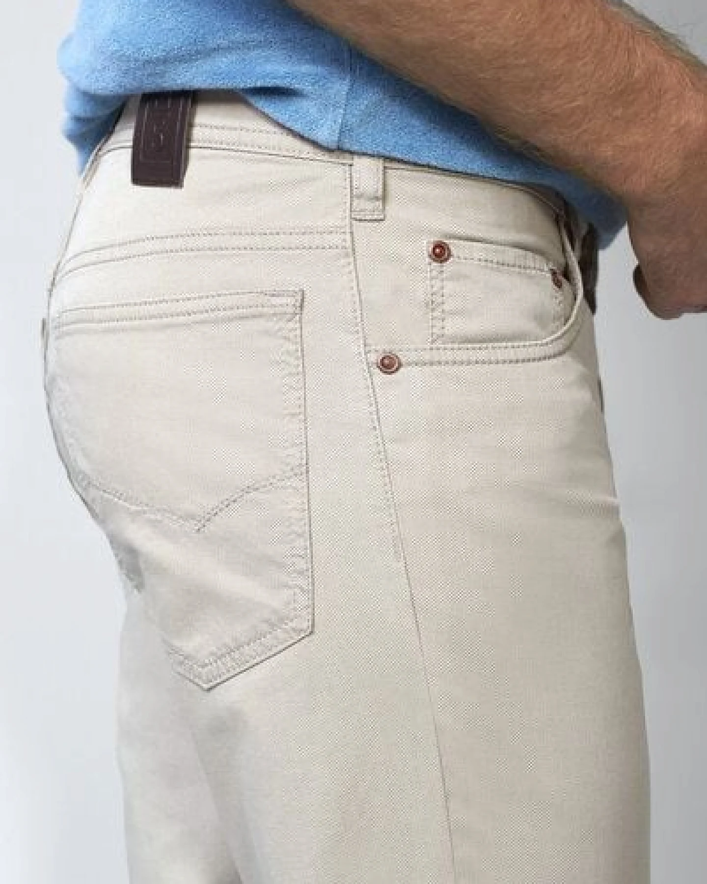M 5 BY MEYER Five Pocket im Mikro Print – Ansicht 4