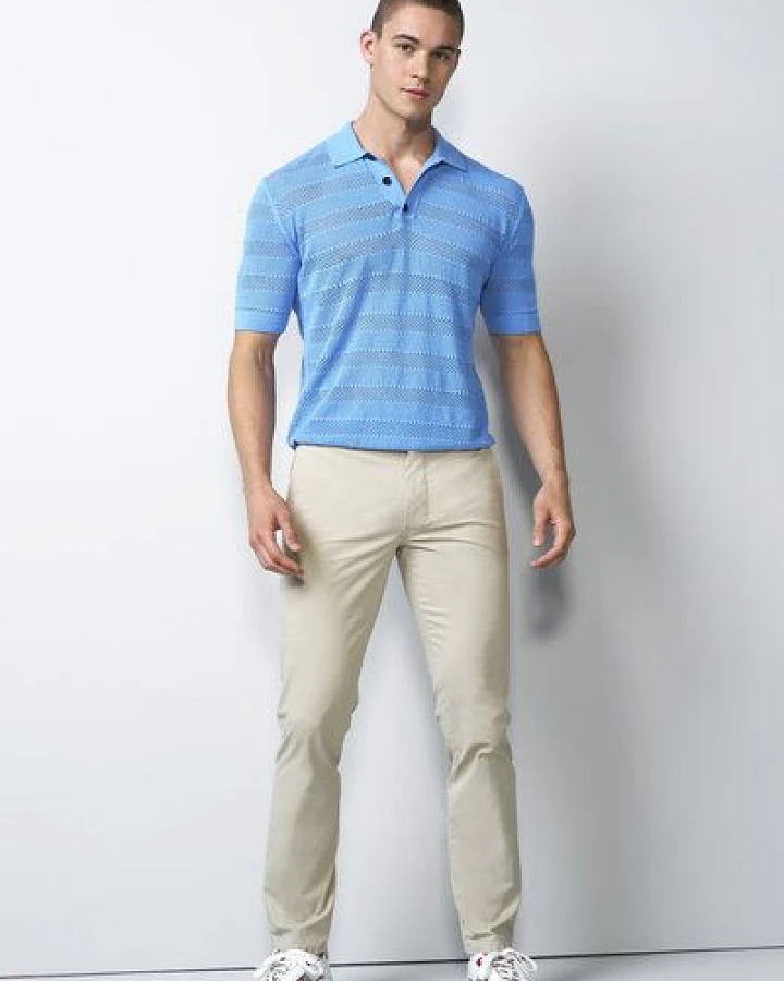 M 5 BY MEYER Chino mit Stretchbund