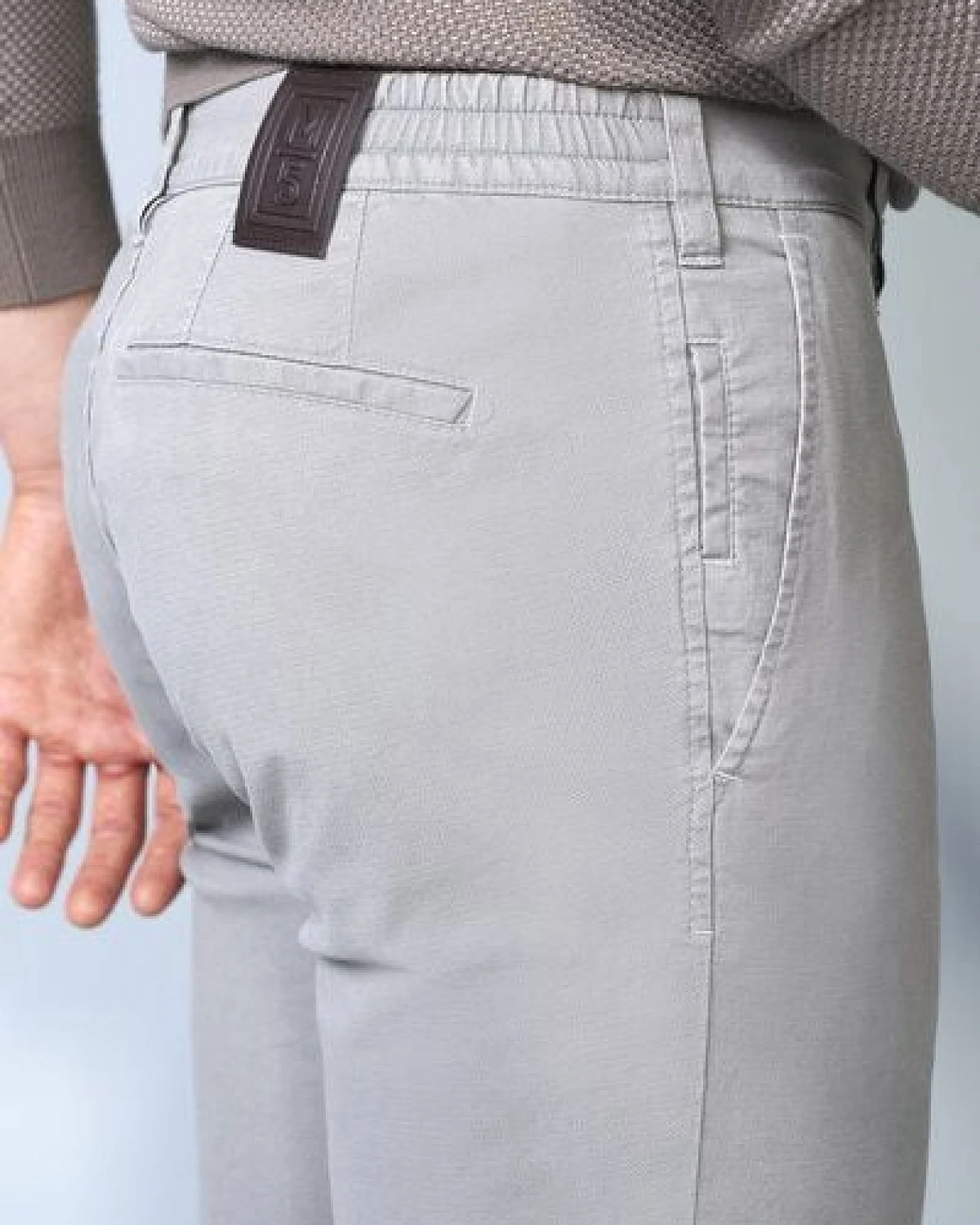 M 5 BY MEYER Chino mit Stretchbund – Ansicht 4