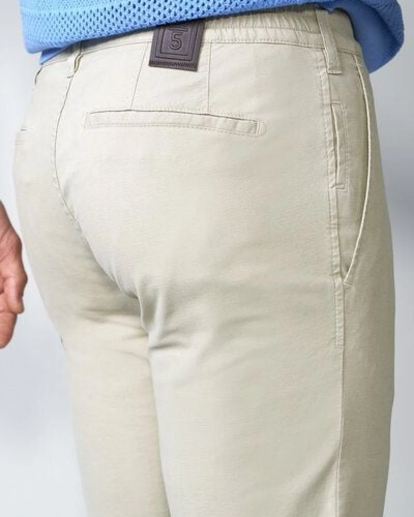 M 5 BY MEYER Chino mit Stretchbund – Ansicht 4