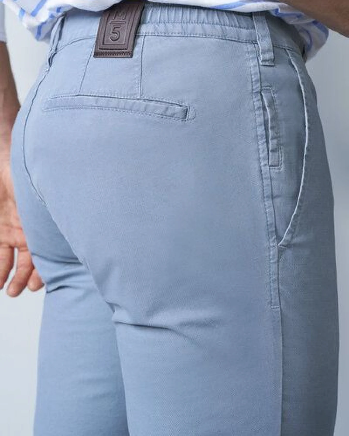 M 5 BY MEYER Chino mit Stretchbund – Ansicht 4