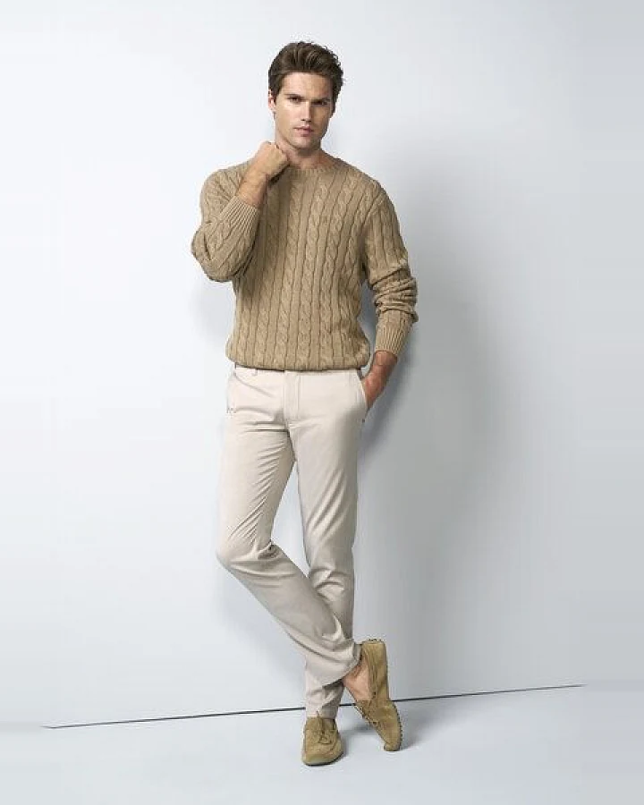 M 5 BY MEYER Chino mit Stretchbund