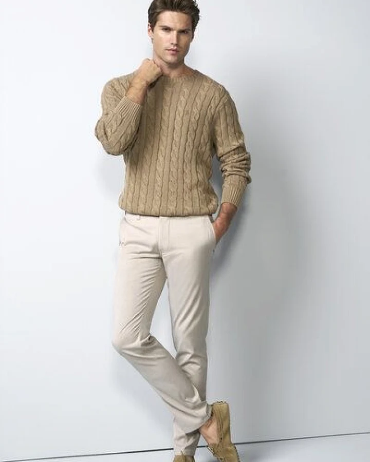 M 5 BY MEYER Chino mit Stretchbund