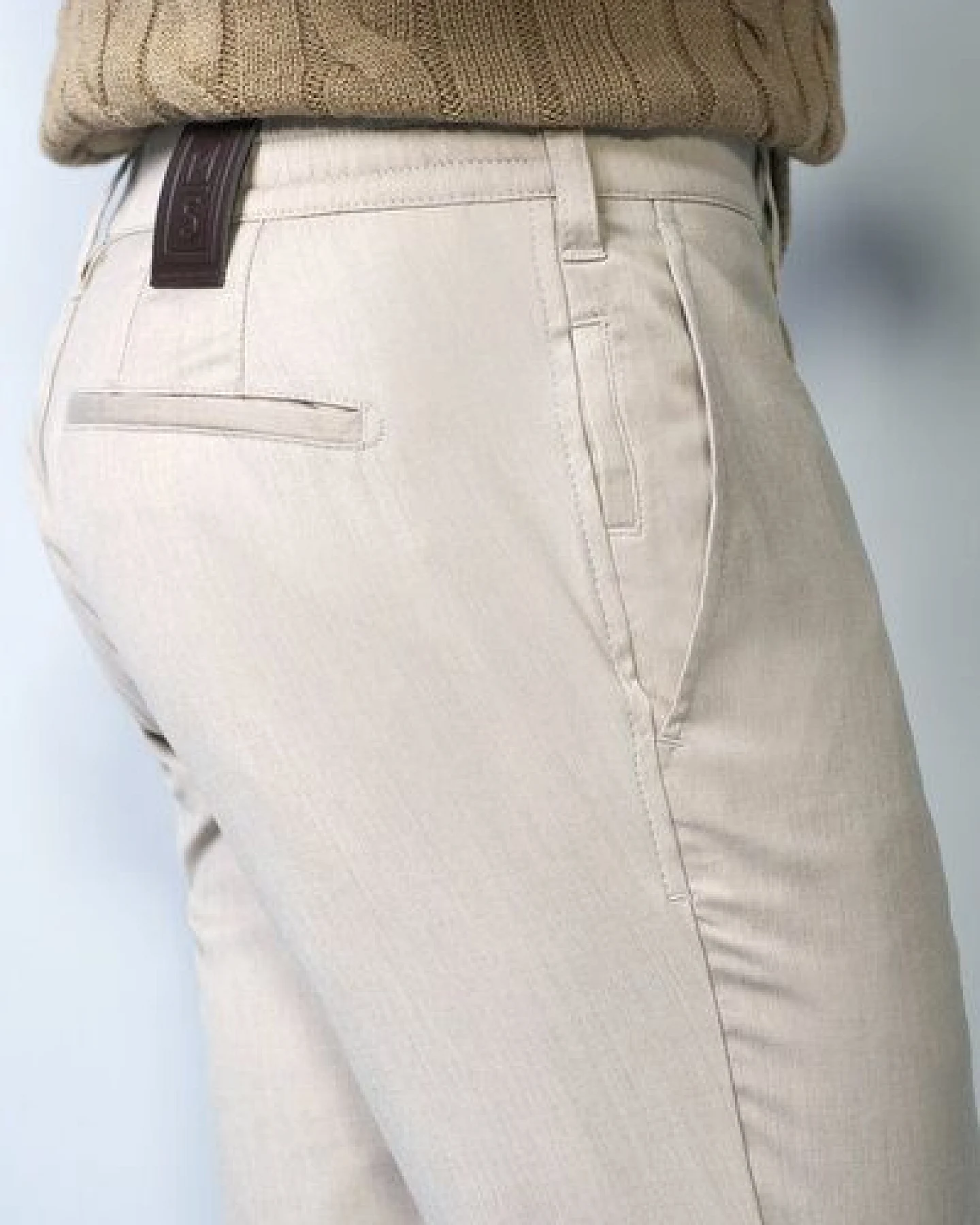 M 5 BY MEYER Chino mit Stretchbund – Ansicht 4