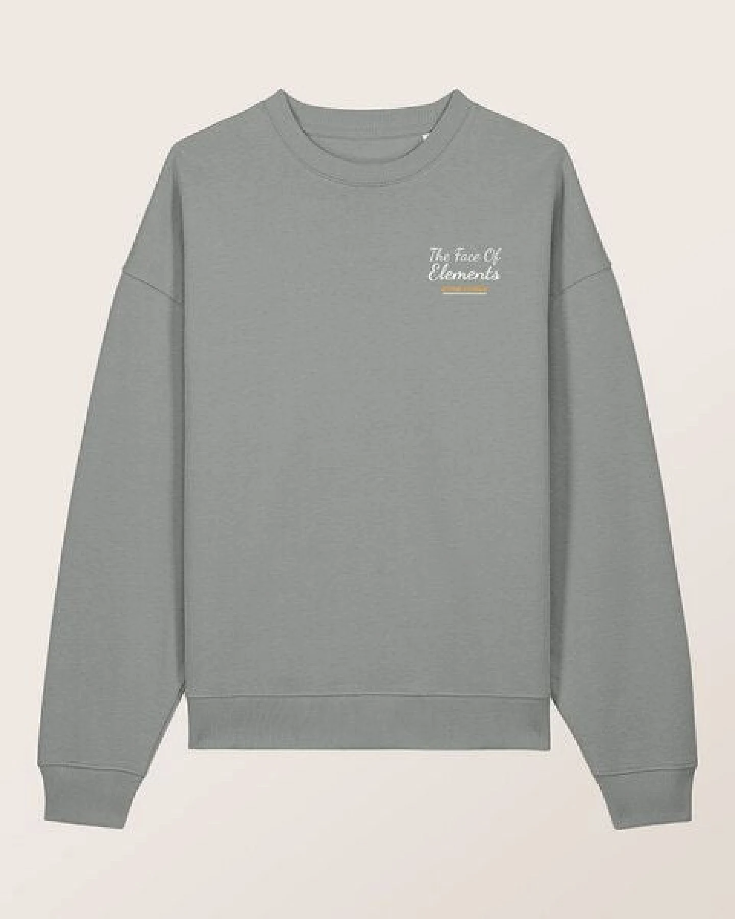 THE FACE OF ELEMENTS BEYOND ESCAPISM - RELAXED FIT SWEATSHIRT AUS 100% BIO-BAUMWOLLE – Ansicht 4
