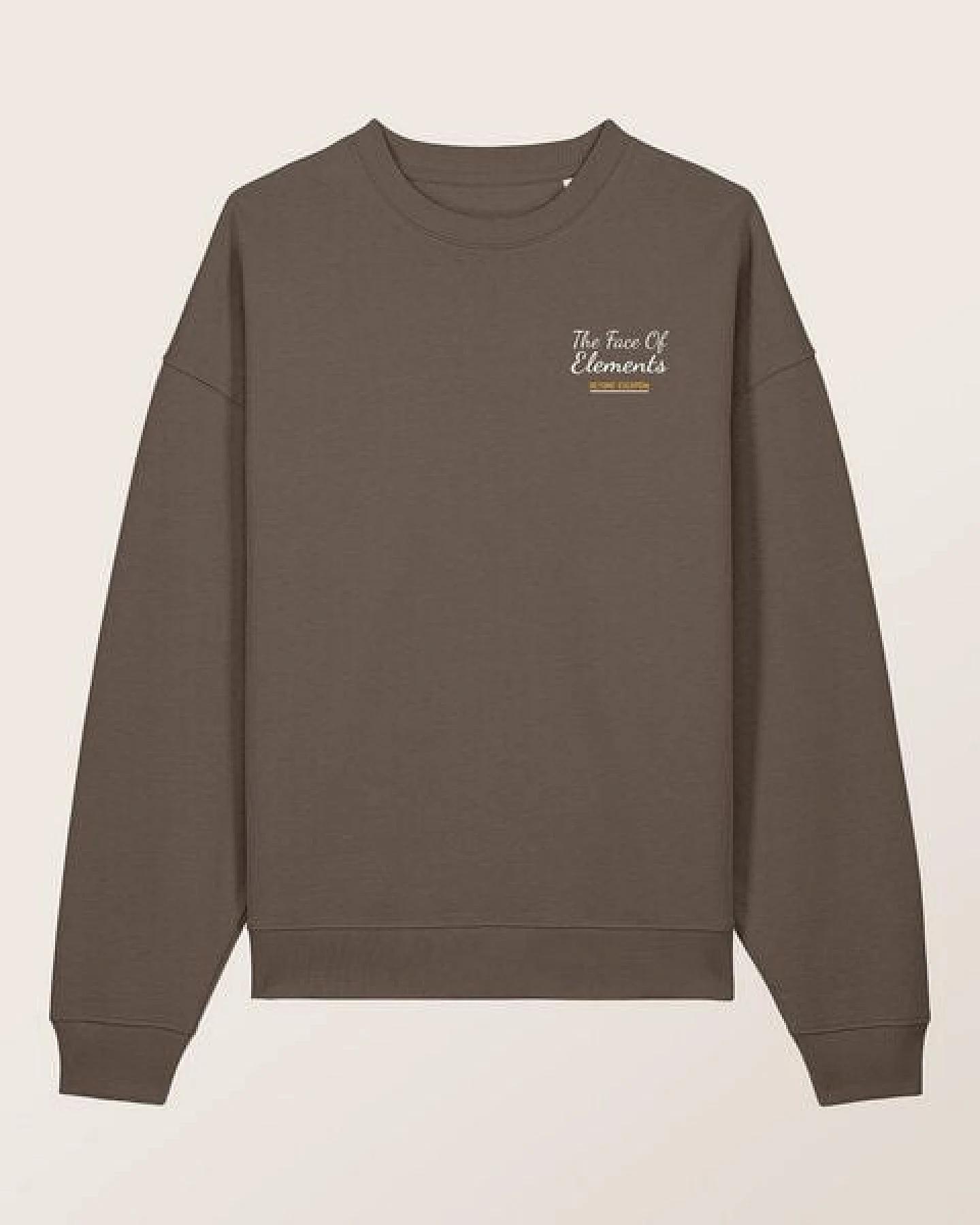 THE FACE OF ELEMENTS BEYOND ESCAPISM - RELAXED FIT SWEATSHIRT AUS 100% BIO-BAUMWOLLE – Ansicht 3