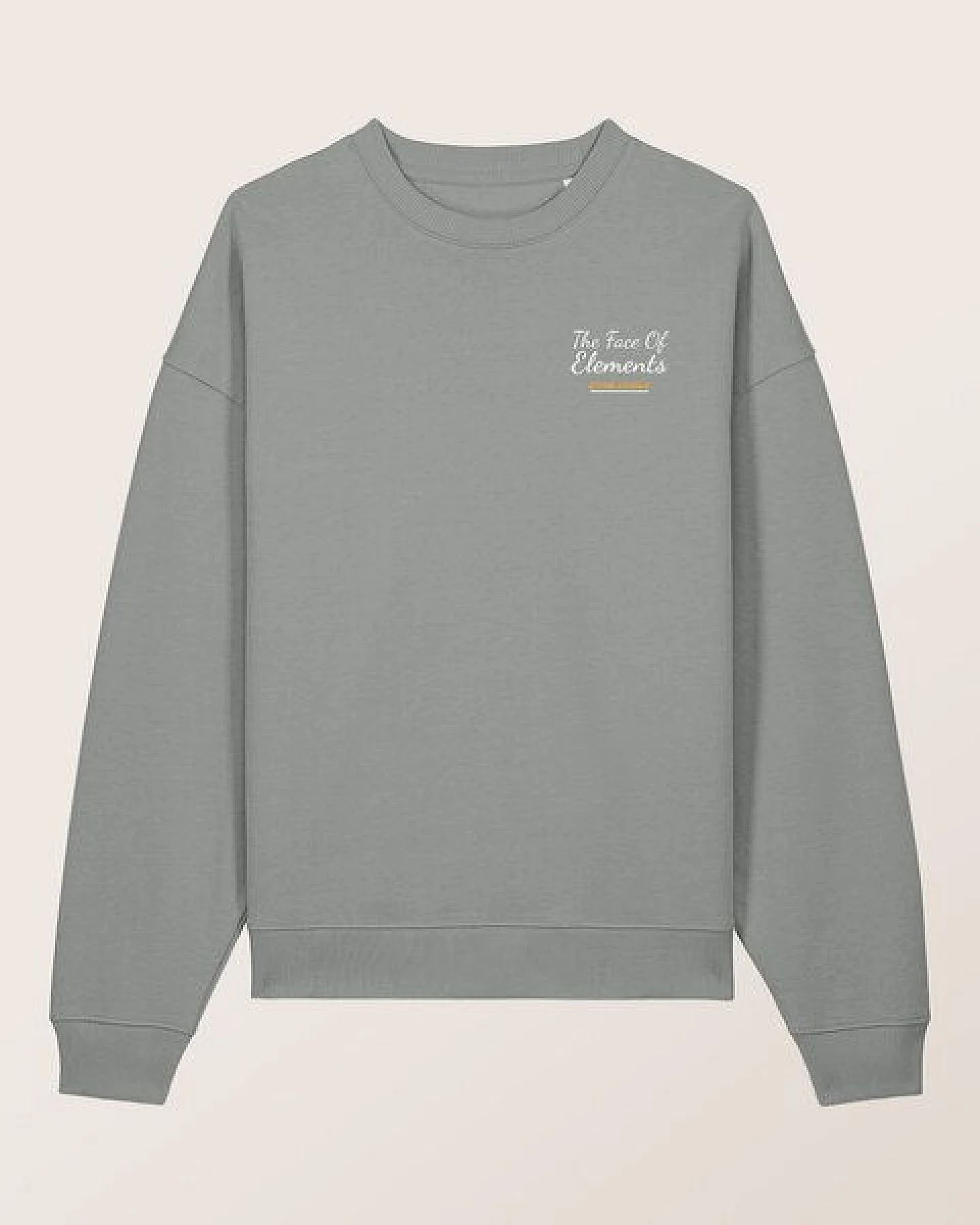THE FACE OF ELEMENTS BEYOND ESCAPISM - RELAXED FIT SWEATSHIRT AUS 100% BIO-BAUMWOLLE – Ansicht 3
