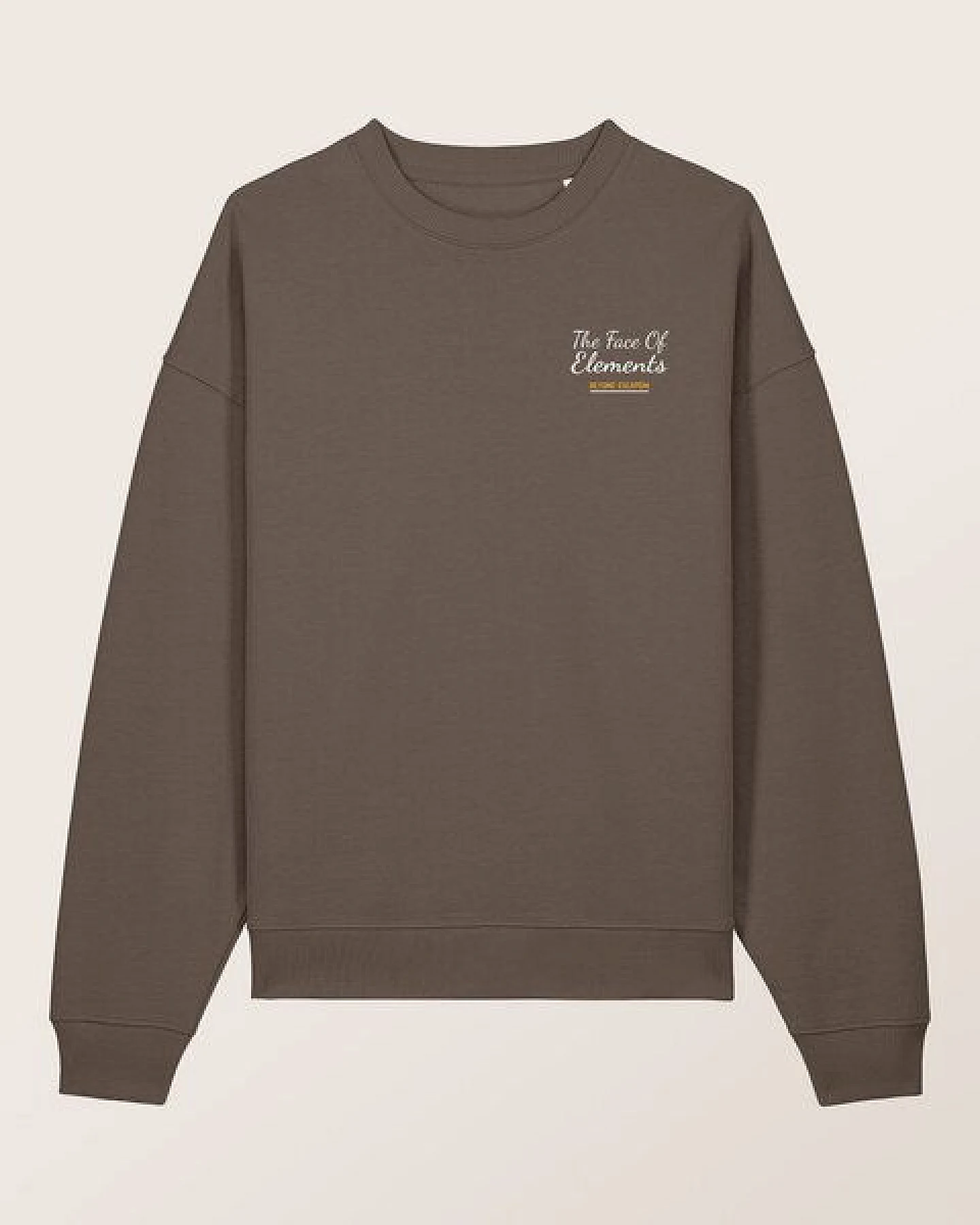 THE FACE OF ELEMENTS BEYOND ESCAPISM - RELAXED FIT SWEATSHIRT AUS 100% BIO-BAUMWOLLE – Ansicht 3