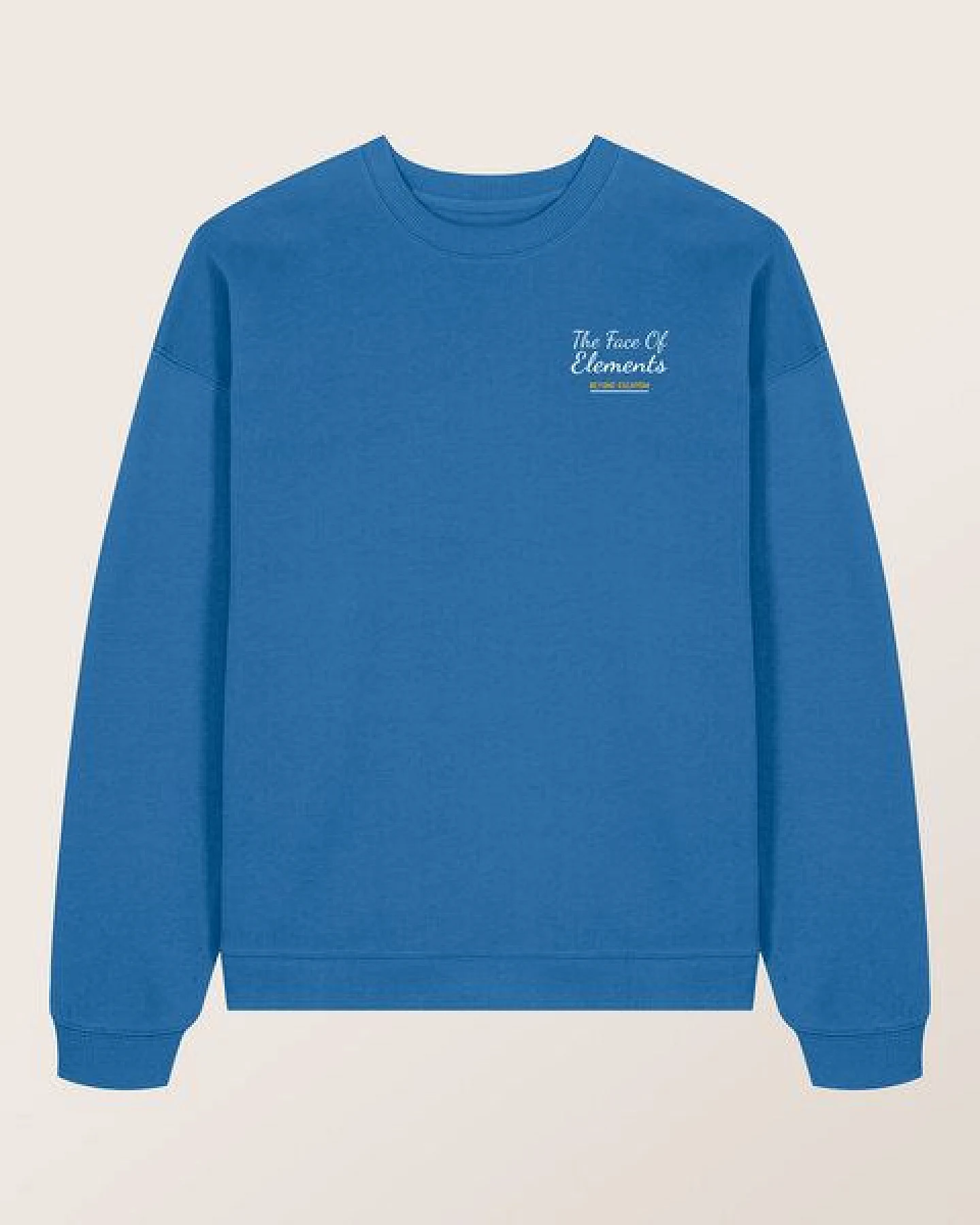 THE FACE OF ELEMENTS BEYOND ESCAPISM - RELAXED FIT SWEATSHIRT AUS 100% BIO-BAUMWOLLE – Ansicht 3