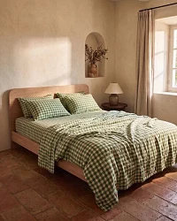 Grünes Gingham