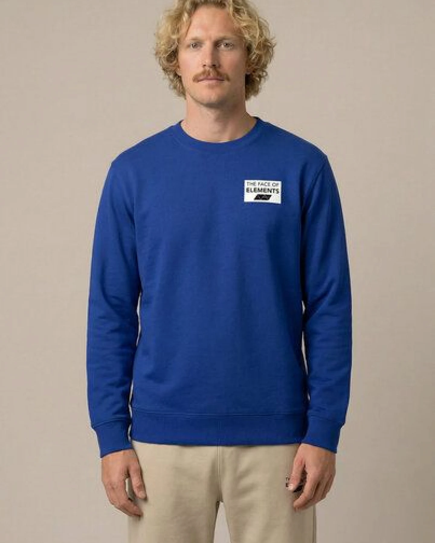 THE FACE OF ELEMENTS COLOR RUSH - REGULAR FIT SWEATSHIRT AUS 100% BIO-BAUMWOLLE – Ansicht 3