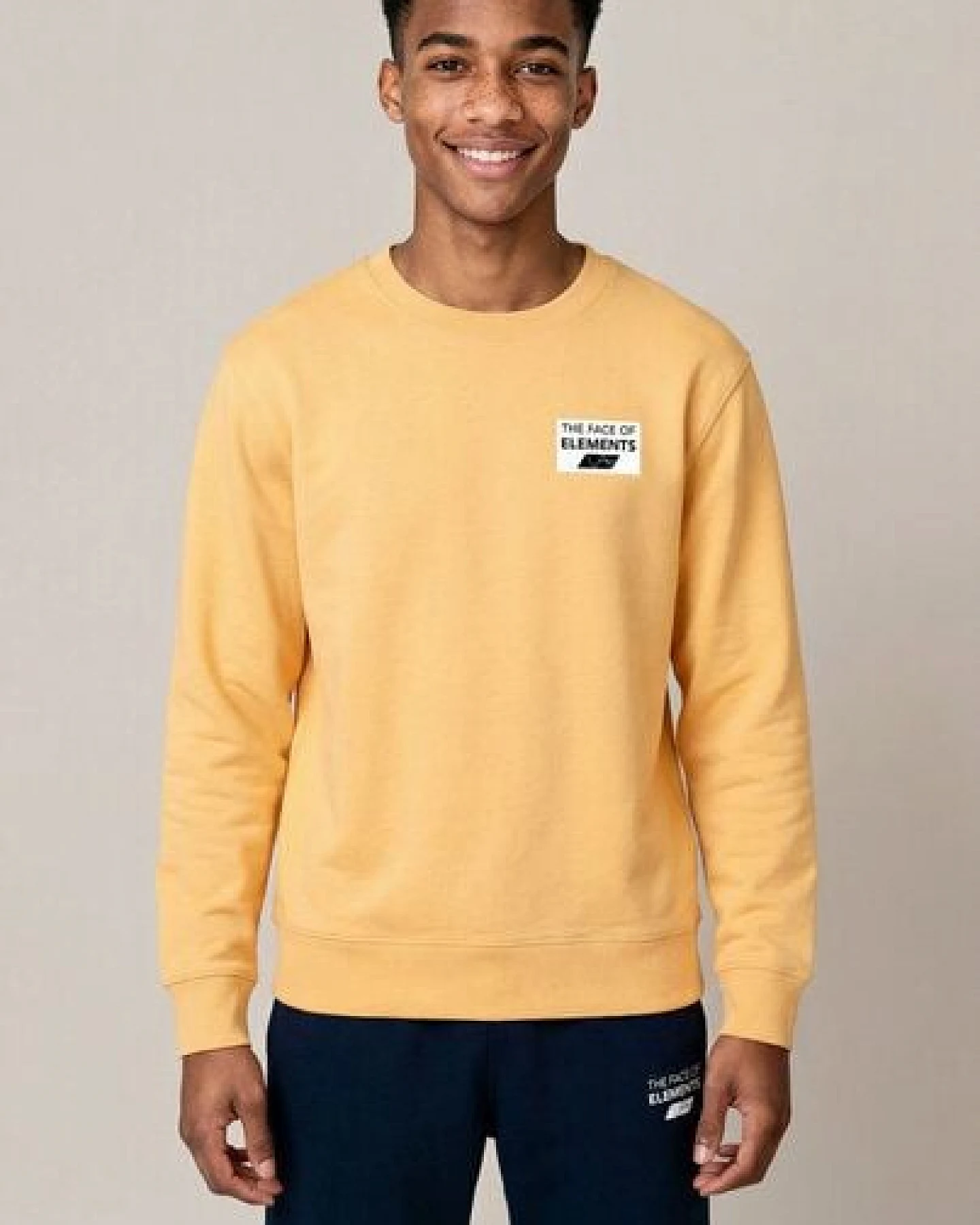 THE FACE OF ELEMENTS COLOR RUSH - REGULAR FIT SWEATSHIRT AUS 100% BIO-BAUMWOLLE – Ansicht 3