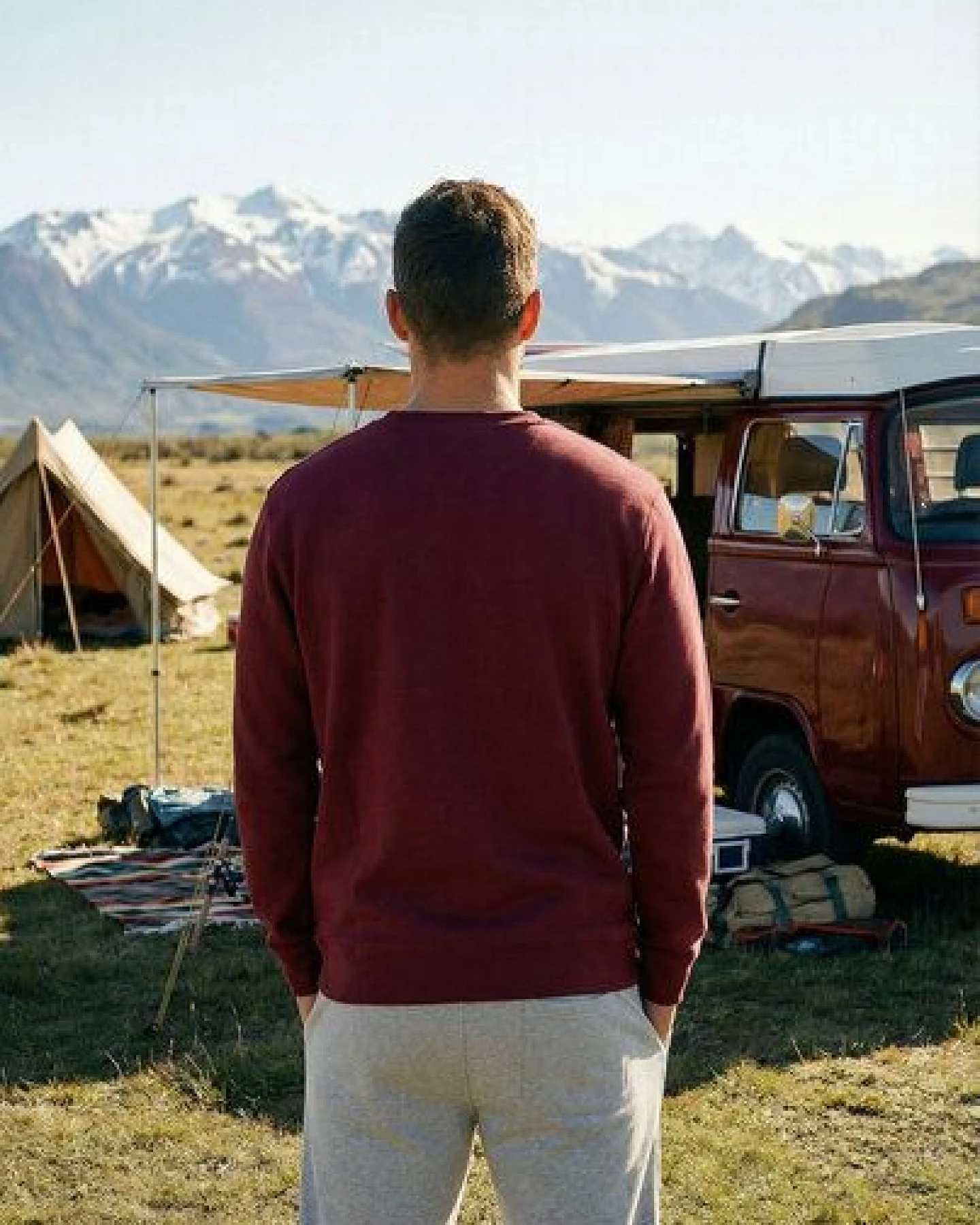 THE FACE OF ELEMENTS ELEMENT - REGULAR FIT SWEATSHIRT AUS 100% BIO-BAUMWOLLE – Ansicht 2