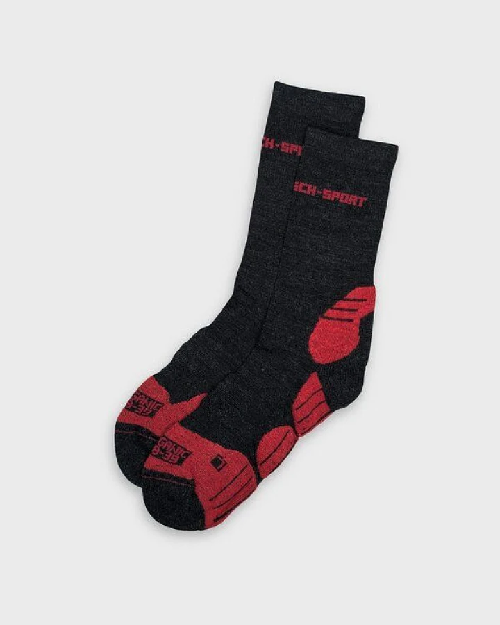 hirsch natur Sport Socken bio Merinowolle
