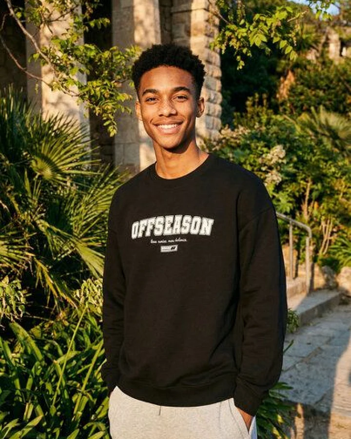 THE FACE OF ELEMENTS OFFSEASON - RELAXED FIT SWEATSHIRT AUS 100% BIO-BAUMWOLLE