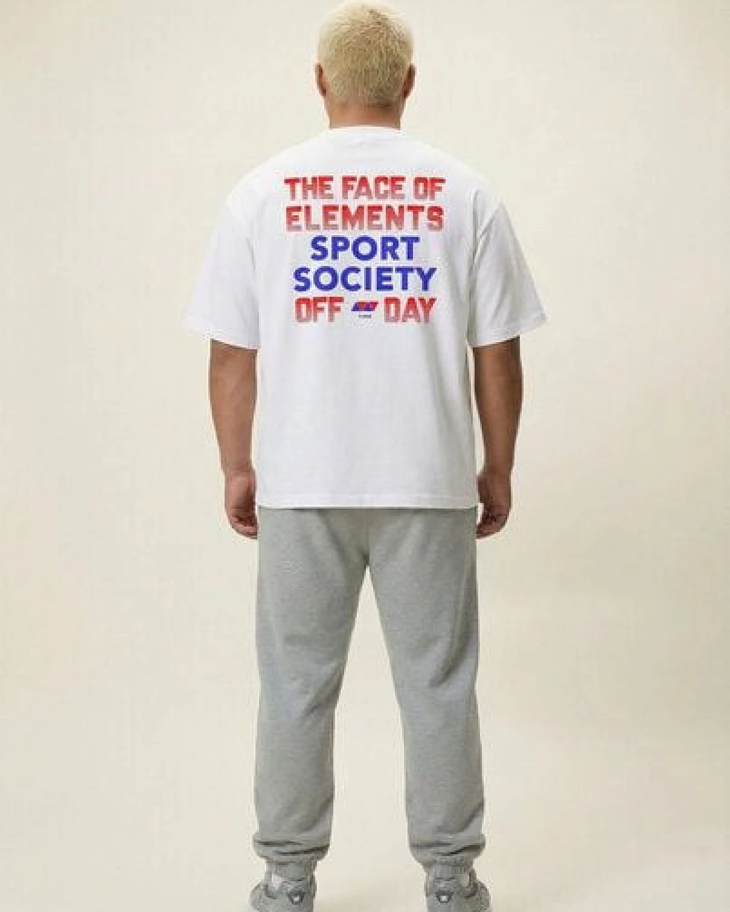 THE FACE OF ELEMENTS OFF DAY - HEAVY OVERSIZED FIT T-SHIRT AUS 100% BIO-BAUMWOLLE – Ansicht 4
