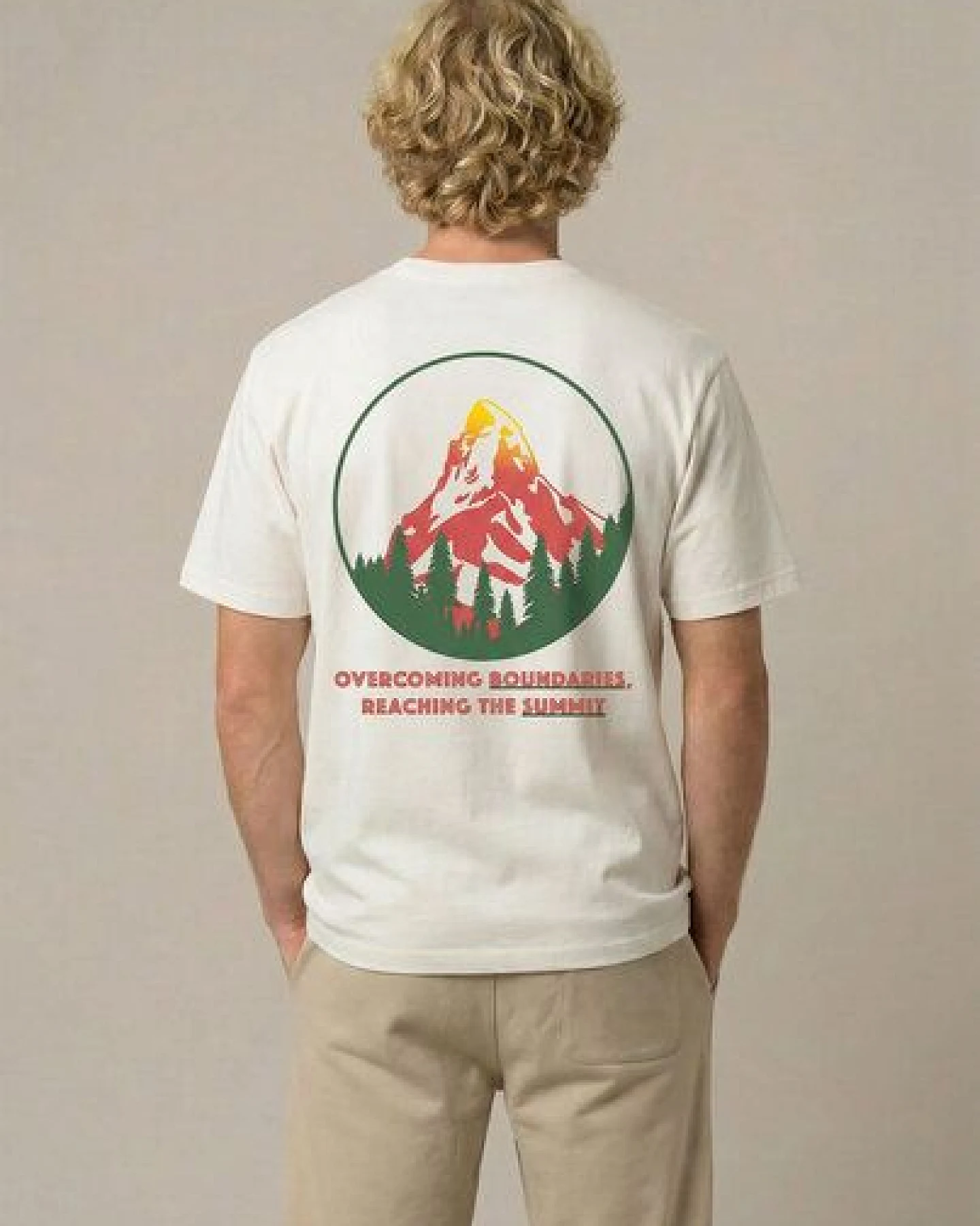 THE FACE OF ELEMENTS Matterhorn - RELAXED FIT T-SHIRT AUS 100% BIO-BAUMWOLLE – Ansicht 3