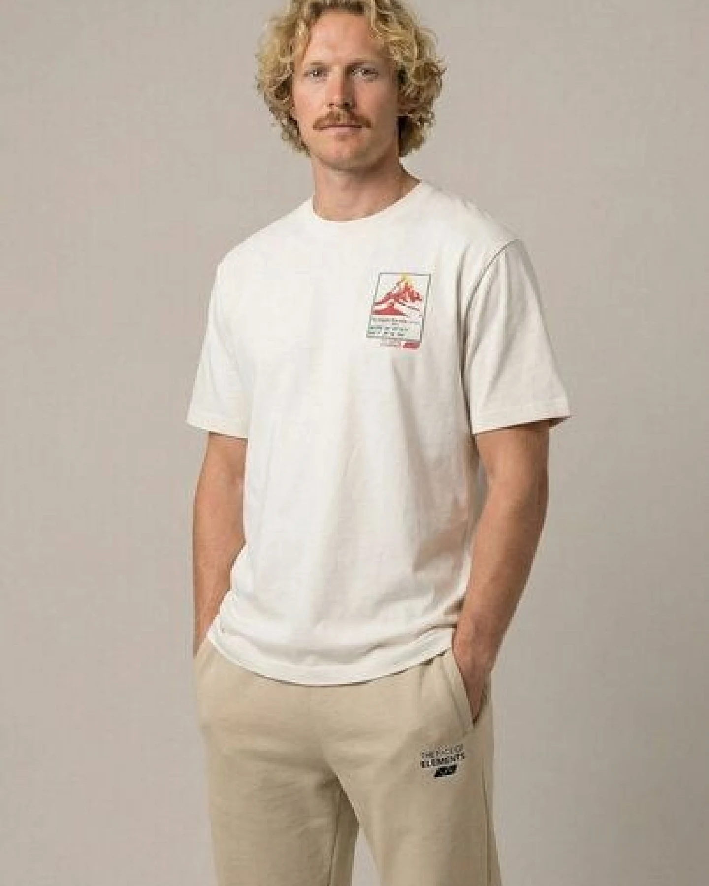 THE FACE OF ELEMENTS Matterhorn - RELAXED FIT T-SHIRT AUS 100% BIO-BAUMWOLLE – Ansicht 4