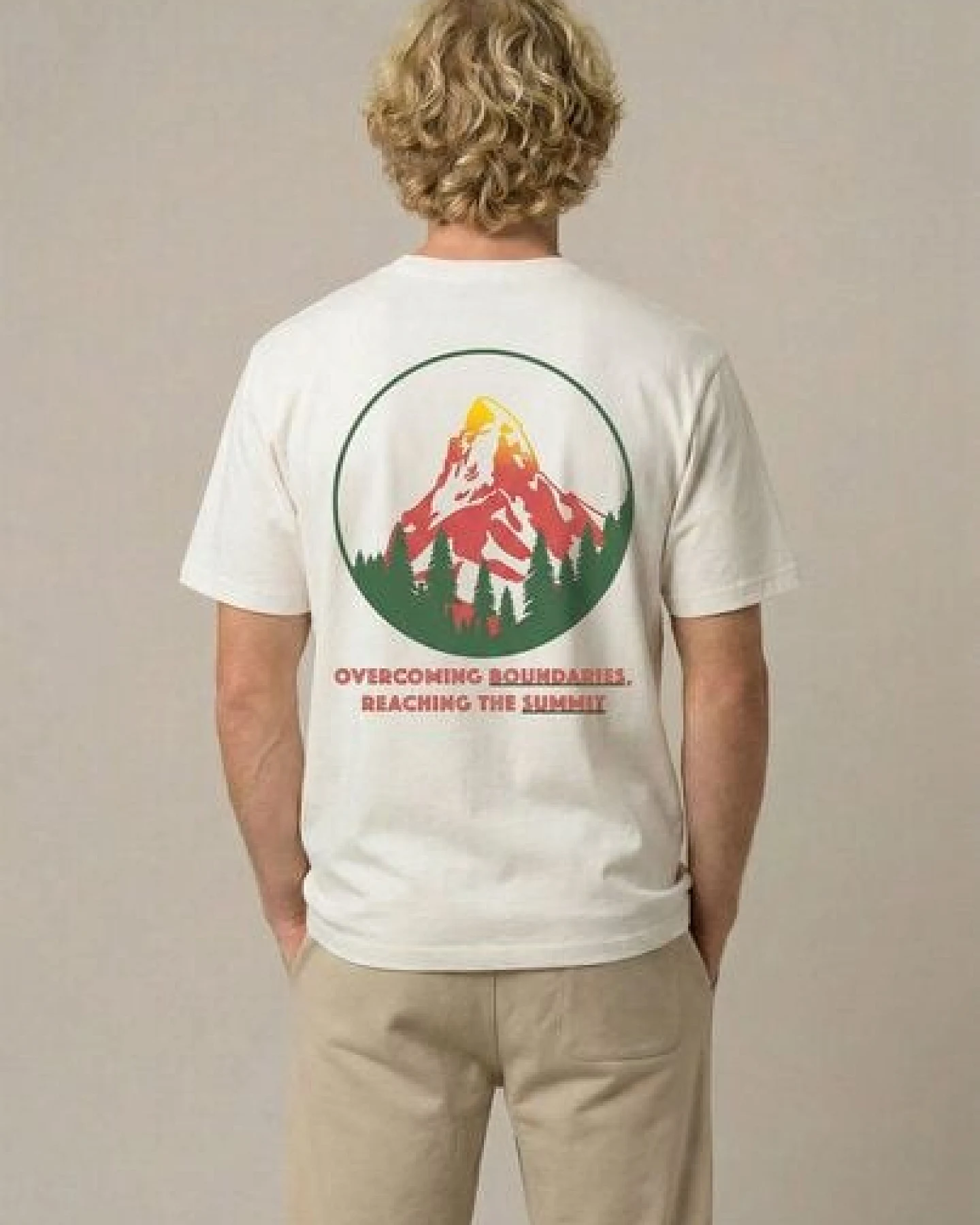 THE FACE OF ELEMENTS Matterhorn - RELAXED FIT T-SHIRT AUS 100% BIO-BAUMWOLLE – Ansicht 3