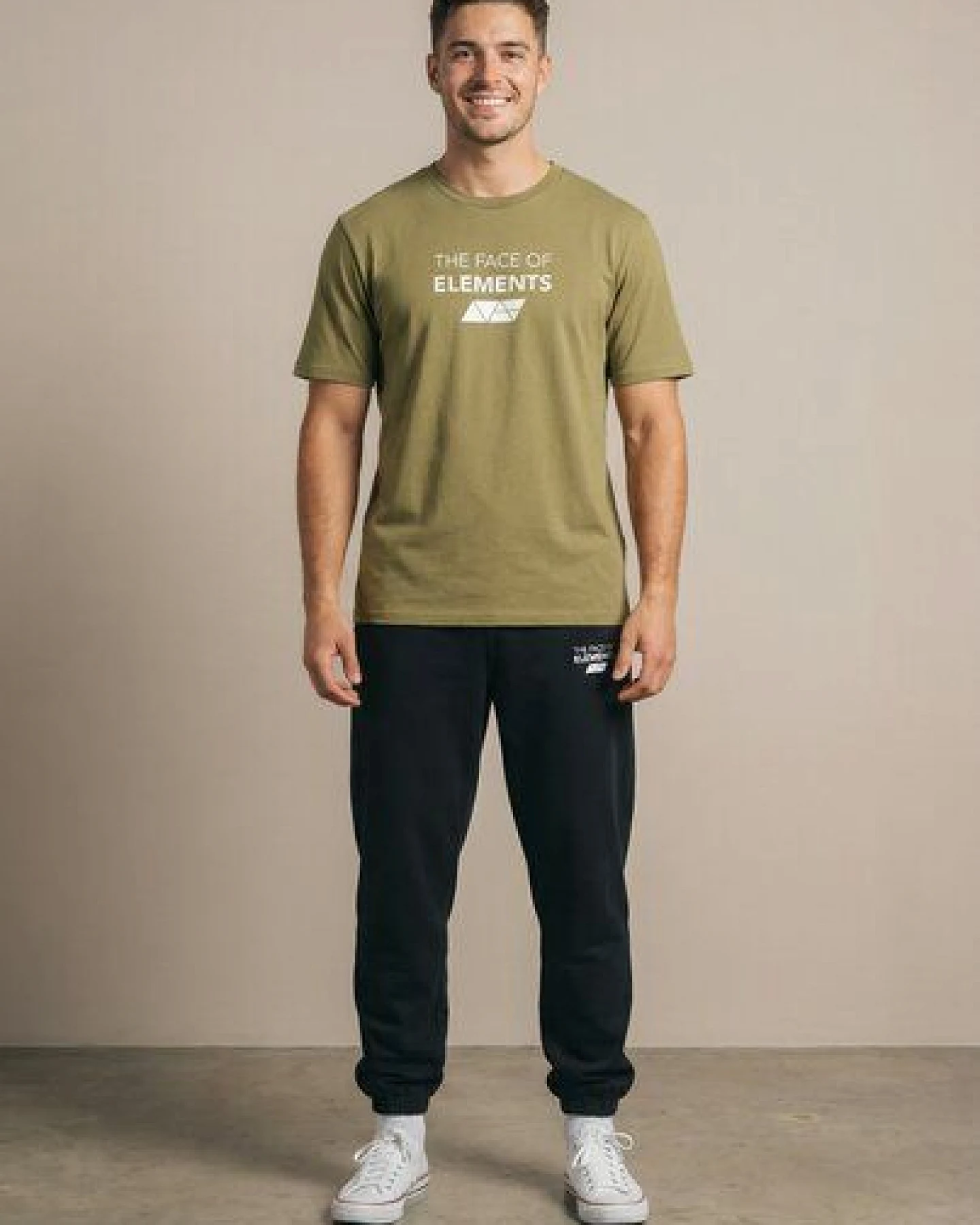 THE FACE OF ELEMENTS BOLD - REGULAR FIT T-SHIRT AUS 100% BIO-BAUMWOLLE – Ansicht 3