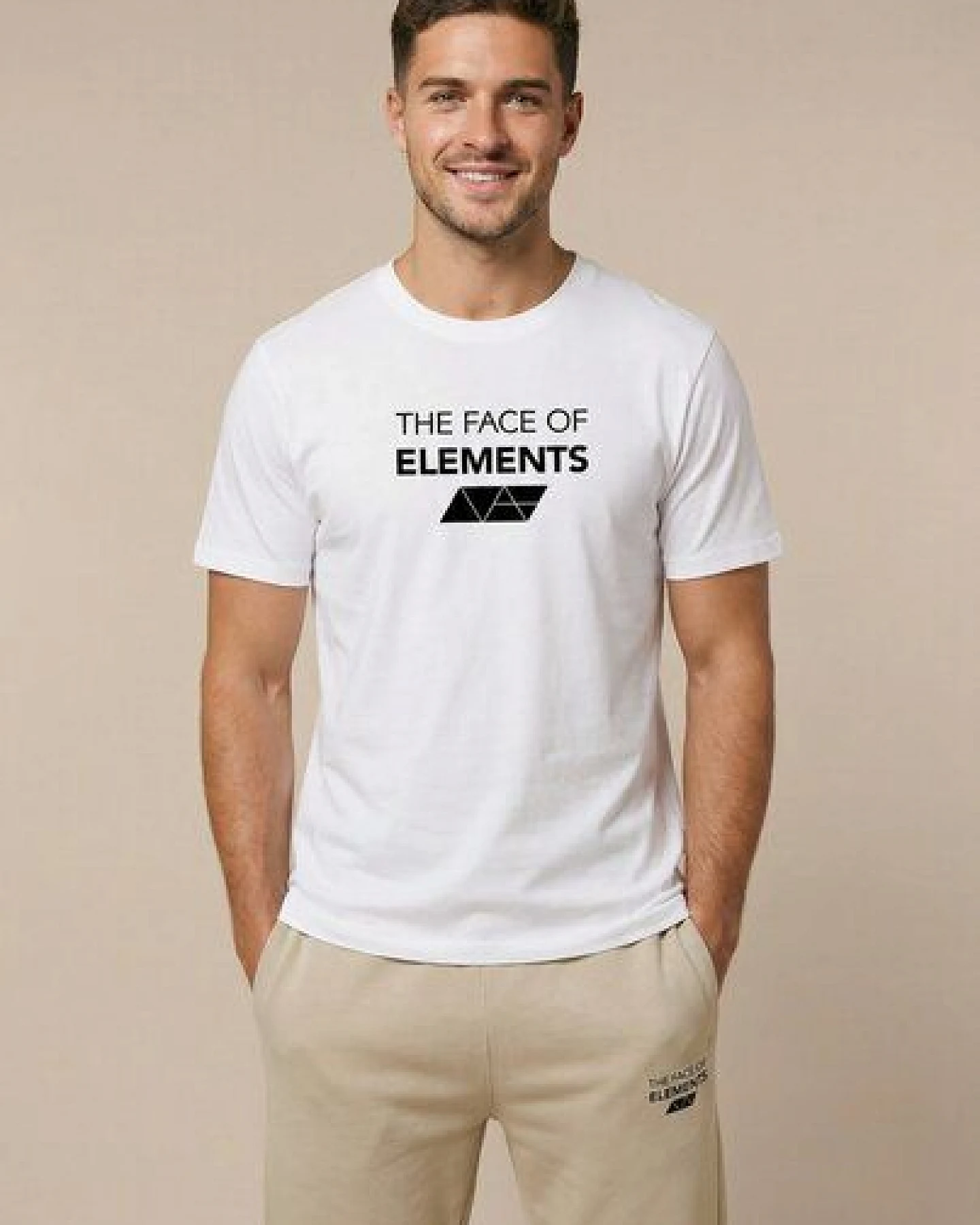 THE FACE OF ELEMENTS BOLD - REGULAR FIT T-SHIRT AUS 100% BIO-BAUMWOLLE – Ansicht 3
