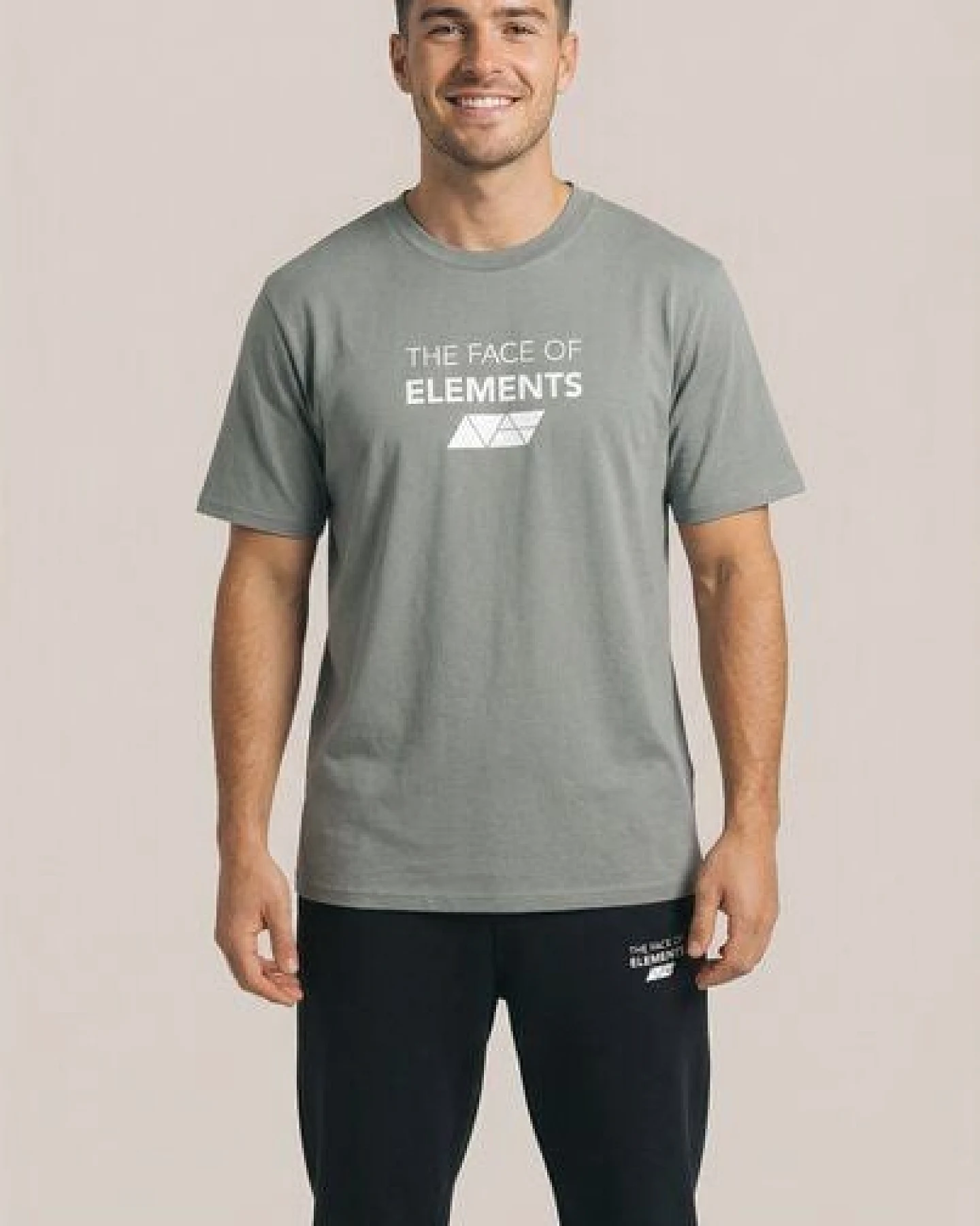 THE FACE OF ELEMENTS BOLD - REGULAR FIT T-SHIRT AUS 100% BIO-BAUMWOLLE – Ansicht 3