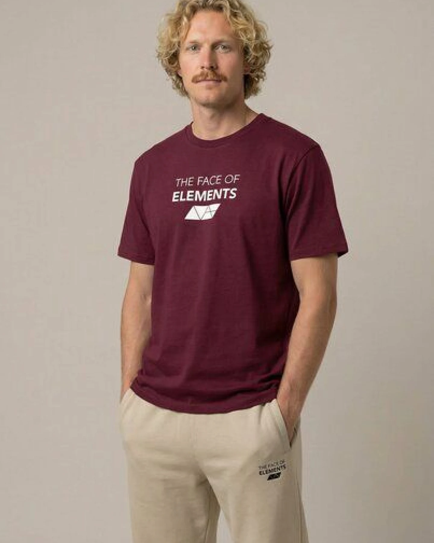 THE FACE OF ELEMENTS BOLD - REGULAR FIT T-SHIRT AUS 100% BIO-BAUMWOLLE – Ansicht 3