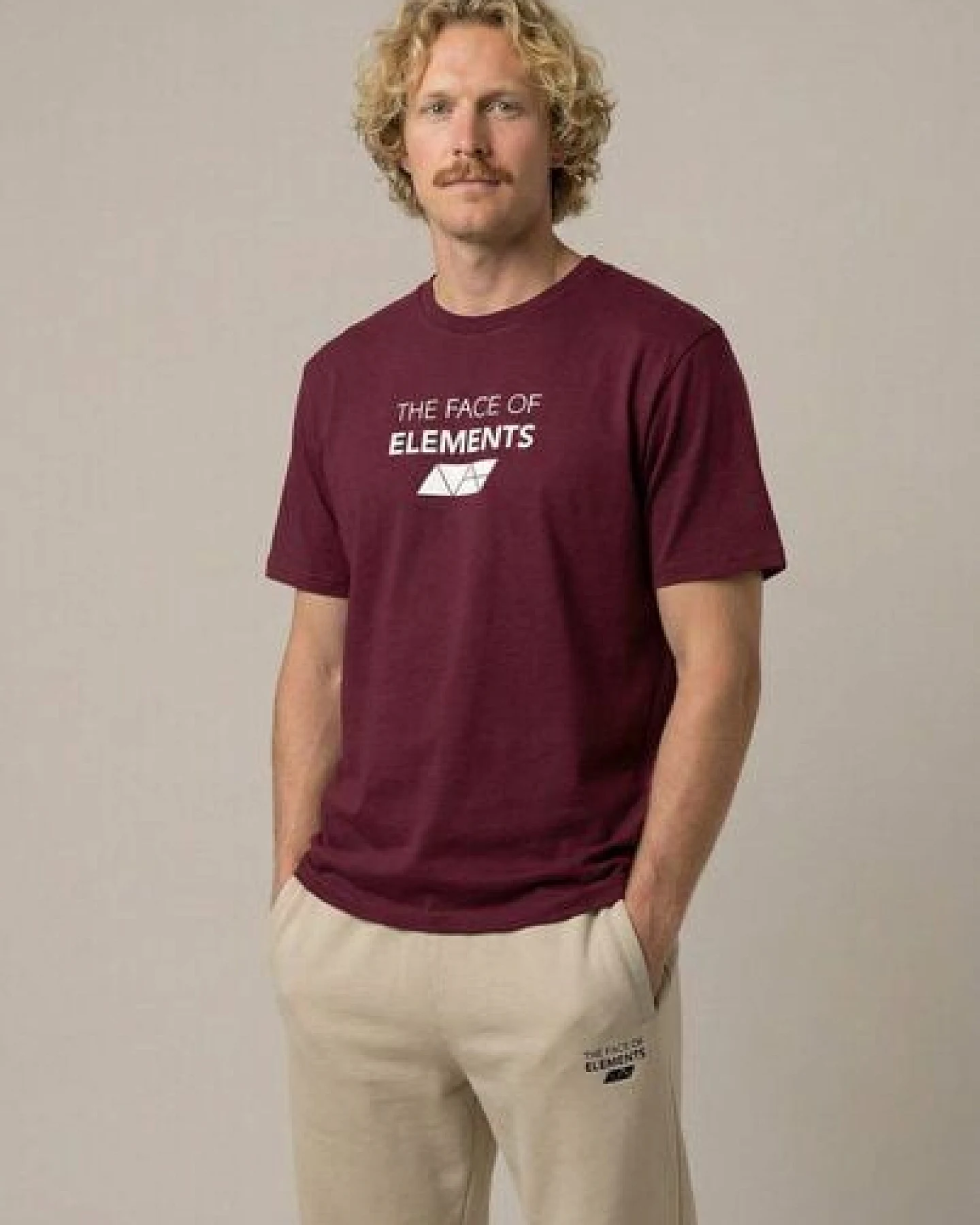 THE FACE OF ELEMENTS BOLD - REGULAR FIT T-SHIRT AUS 100% BIO-BAUMWOLLE – Ansicht 4