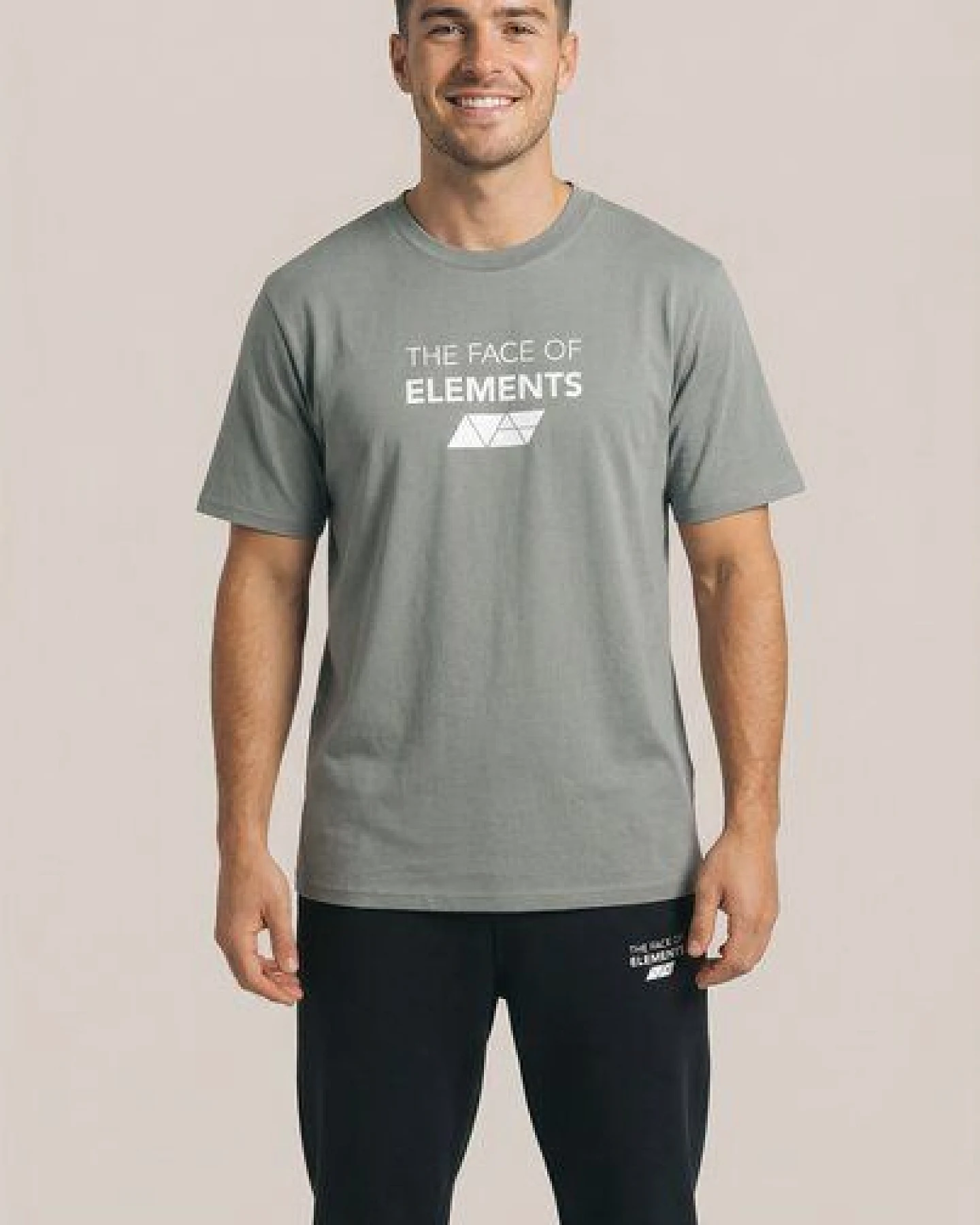 THE FACE OF ELEMENTS BOLD - REGULAR FIT T-SHIRT AUS 100% BIO-BAUMWOLLE – Ansicht 3