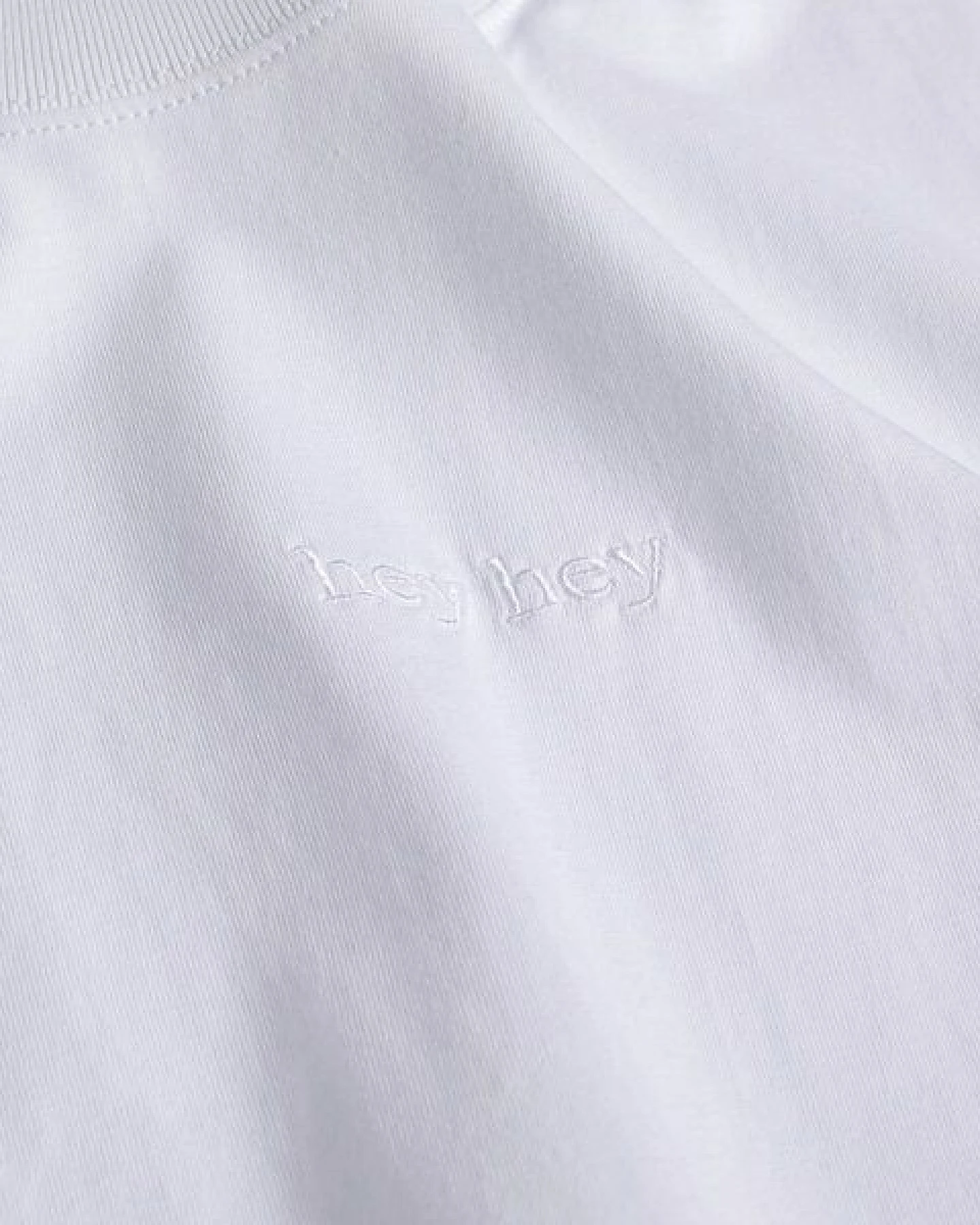 hey hey studios Premium Basic - Oversized - aus Bio-Baumwolle weiß – Ansicht 3