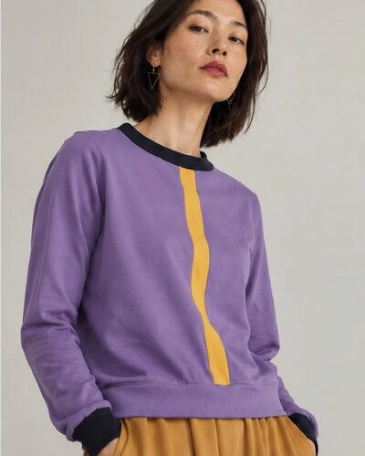ein garten Studios Colorblock Shirt aus Bio-Baumwolle und Tencel