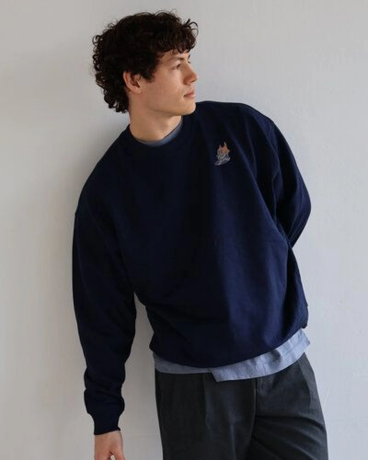 Kultgut Biofair- ESSENTIALS CREW Sweatshirt / retro music – Ansicht 3