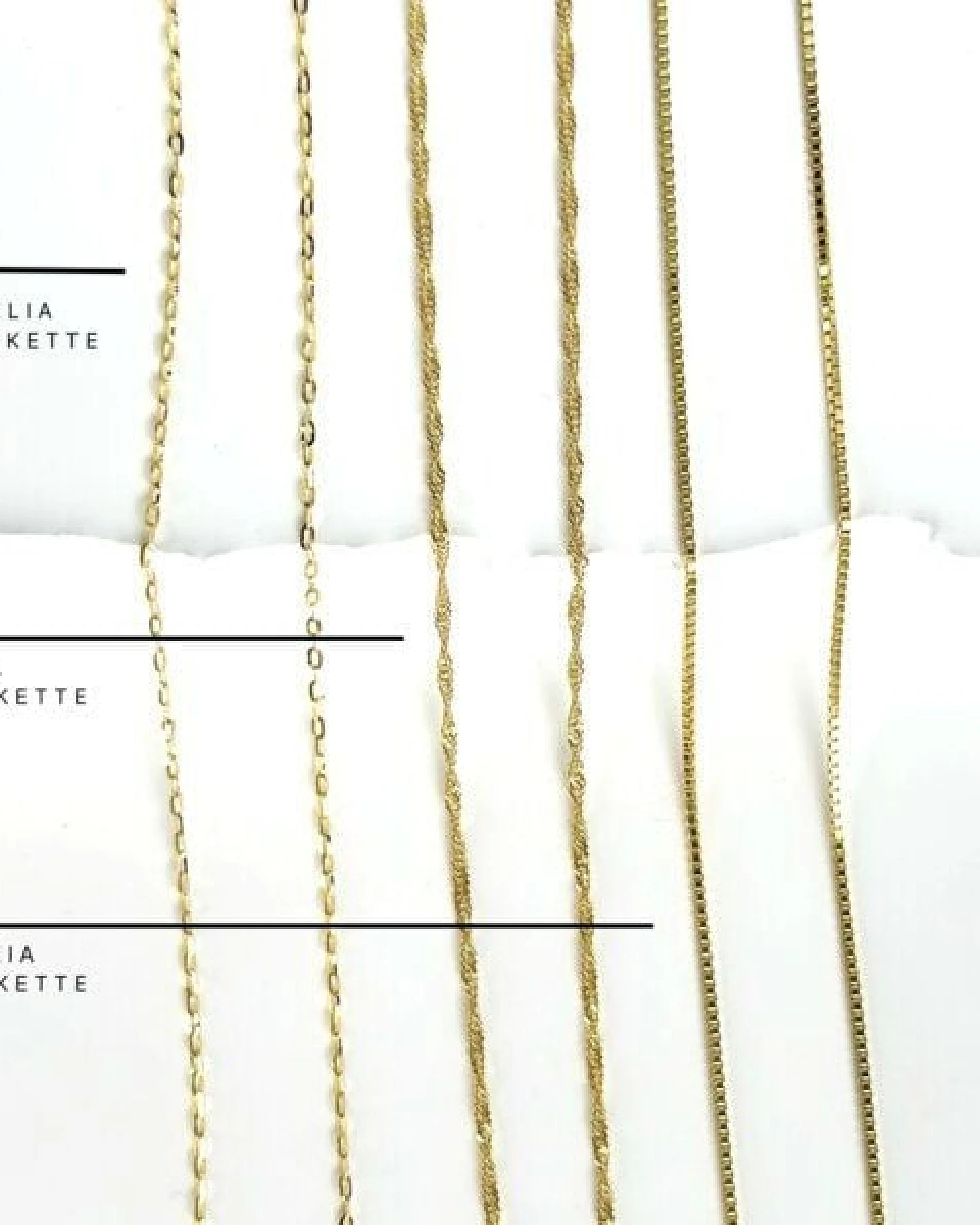 MOANINA Kette Miela Biene • 8k Echtgold – Ansicht 3