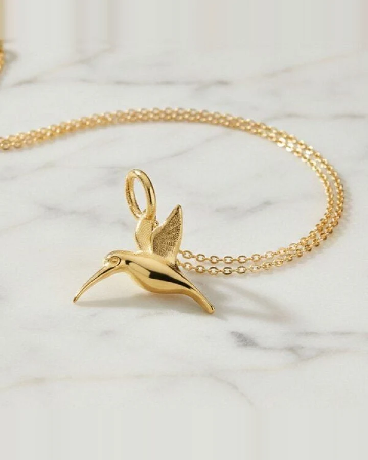 MOANINA Kette Kiyomi Kolibri • 8k Echtgold