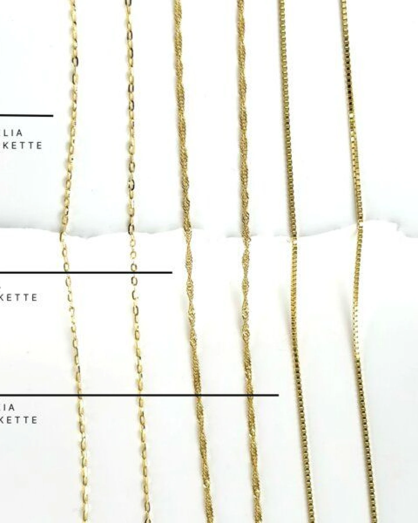 MOANINA Kette Kiyomi Kolibri • 8k Echtgold – Ansicht 3
