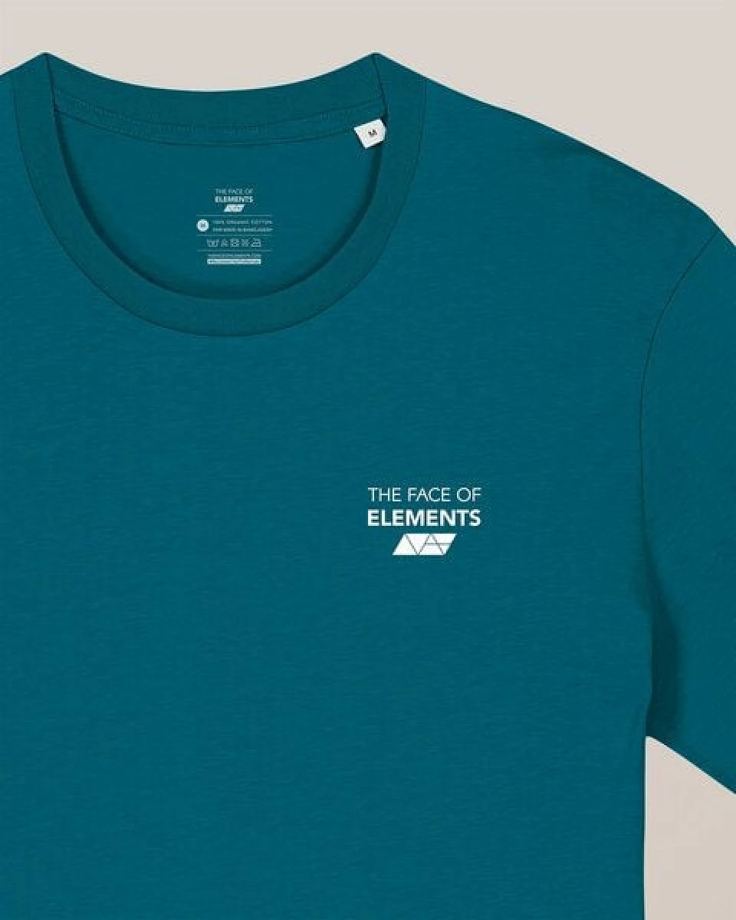 THE FACE OF ELEMENTS AIRY - REGULAR FIT T-SHIRT AUS 100% BIO-BAUMWOLLE – Ansicht 3