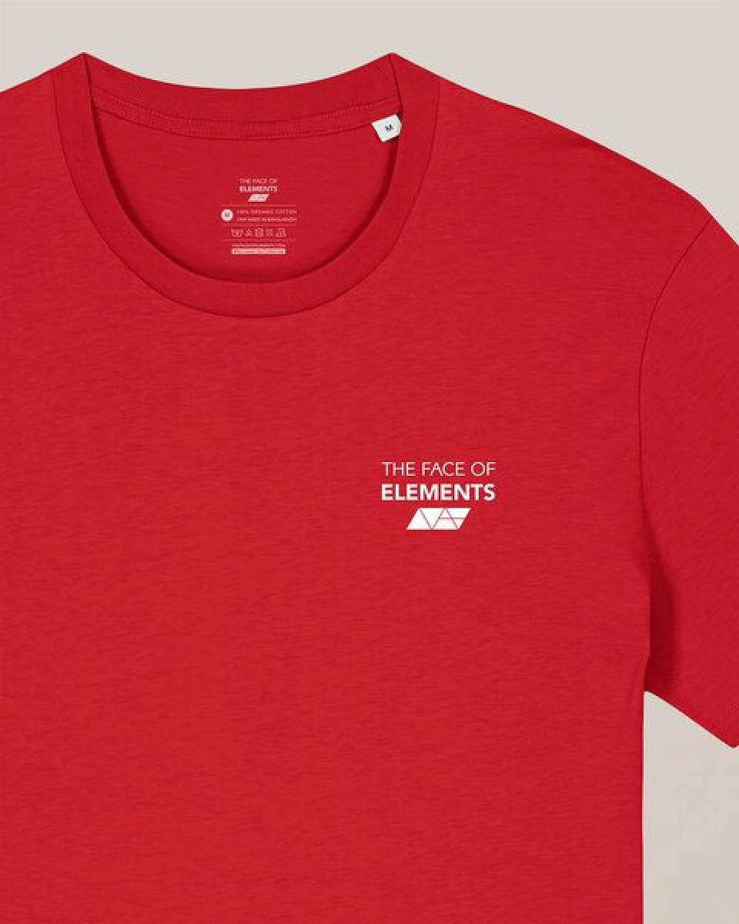 THE FACE OF ELEMENTS AIRY - REGULAR FIT T-SHIRT AUS 100% BIO-BAUMWOLLE – Ansicht 3