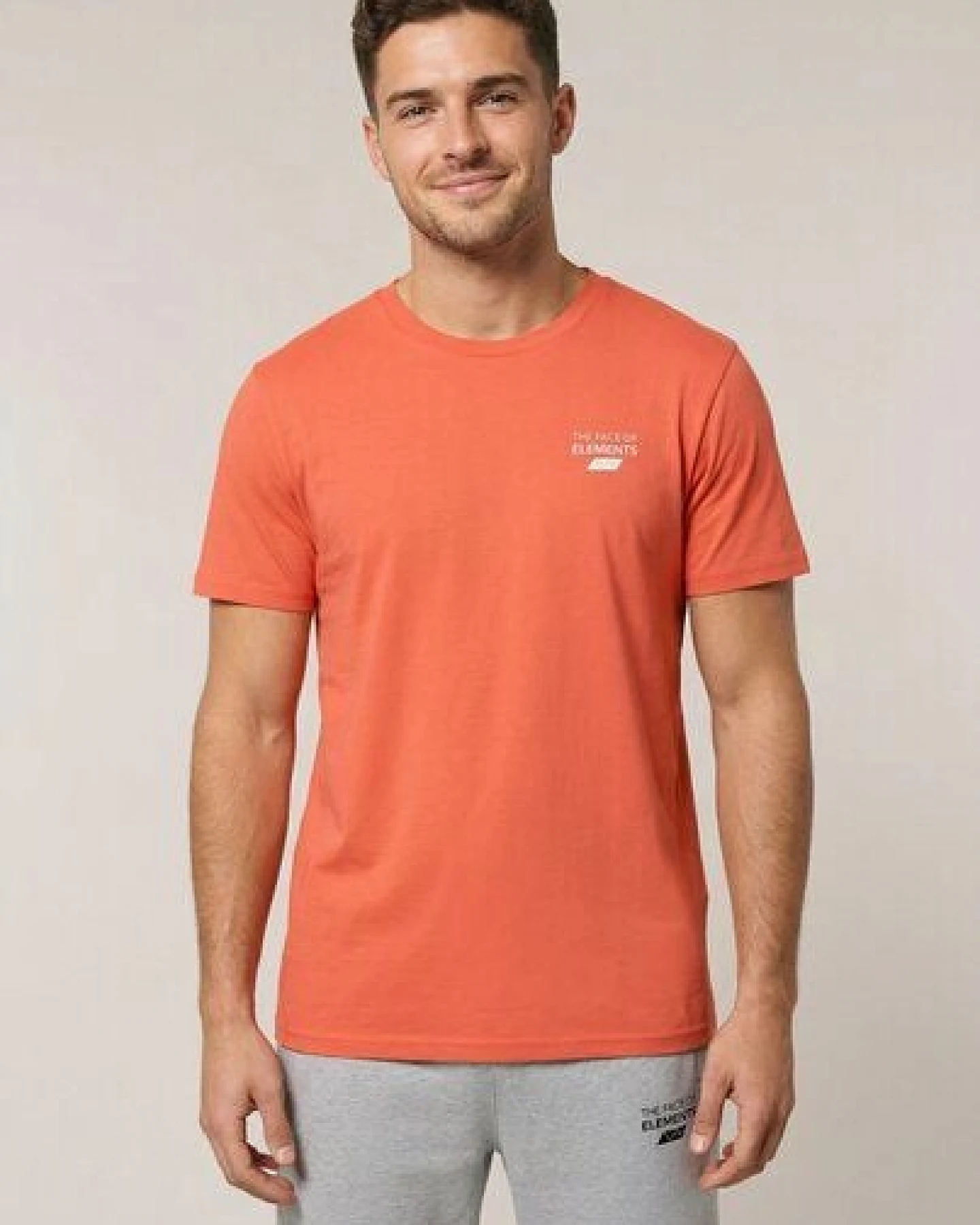 THE FACE OF ELEMENTS AIRY - REGULAR FIT T-SHIRT AUS 100% BIO-BAUMWOLLE – Ansicht 2