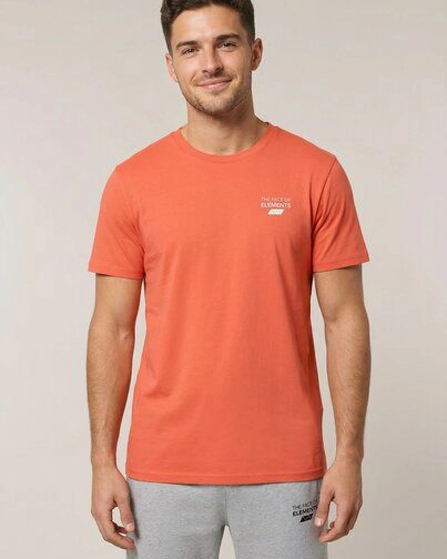 THE FACE OF ELEMENTS AIRY - REGULAR FIT T-SHIRT AUS 100% BIO-BAUMWOLLE – Ansicht 2