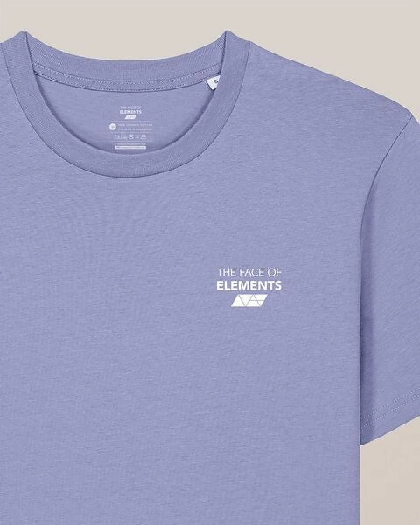 THE FACE OF ELEMENTS AIRY - REGULAR FIT T-SHIRT AUS 100% BIO-BAUMWOLLE – Ansicht 3