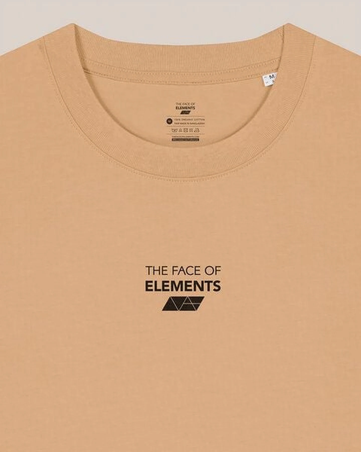 THE FACE OF ELEMENTS ESSENTIAL - RELAXED FIT T-SHIRT AUS 100% BIO-BAUMWOLLE – Ansicht 4