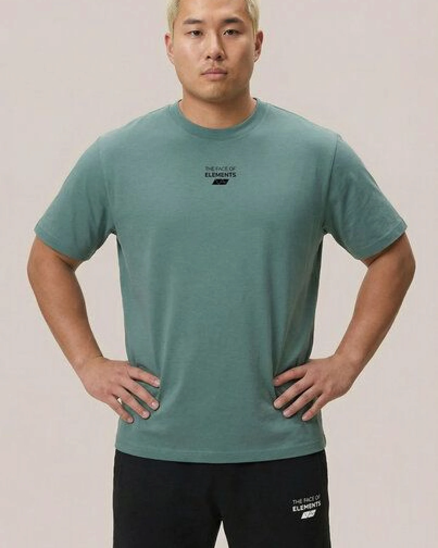 THE FACE OF ELEMENTS ESSENTIAL - RELAXED FIT T-SHIRT AUS 100% BIO-BAUMWOLLE – Ansicht 3