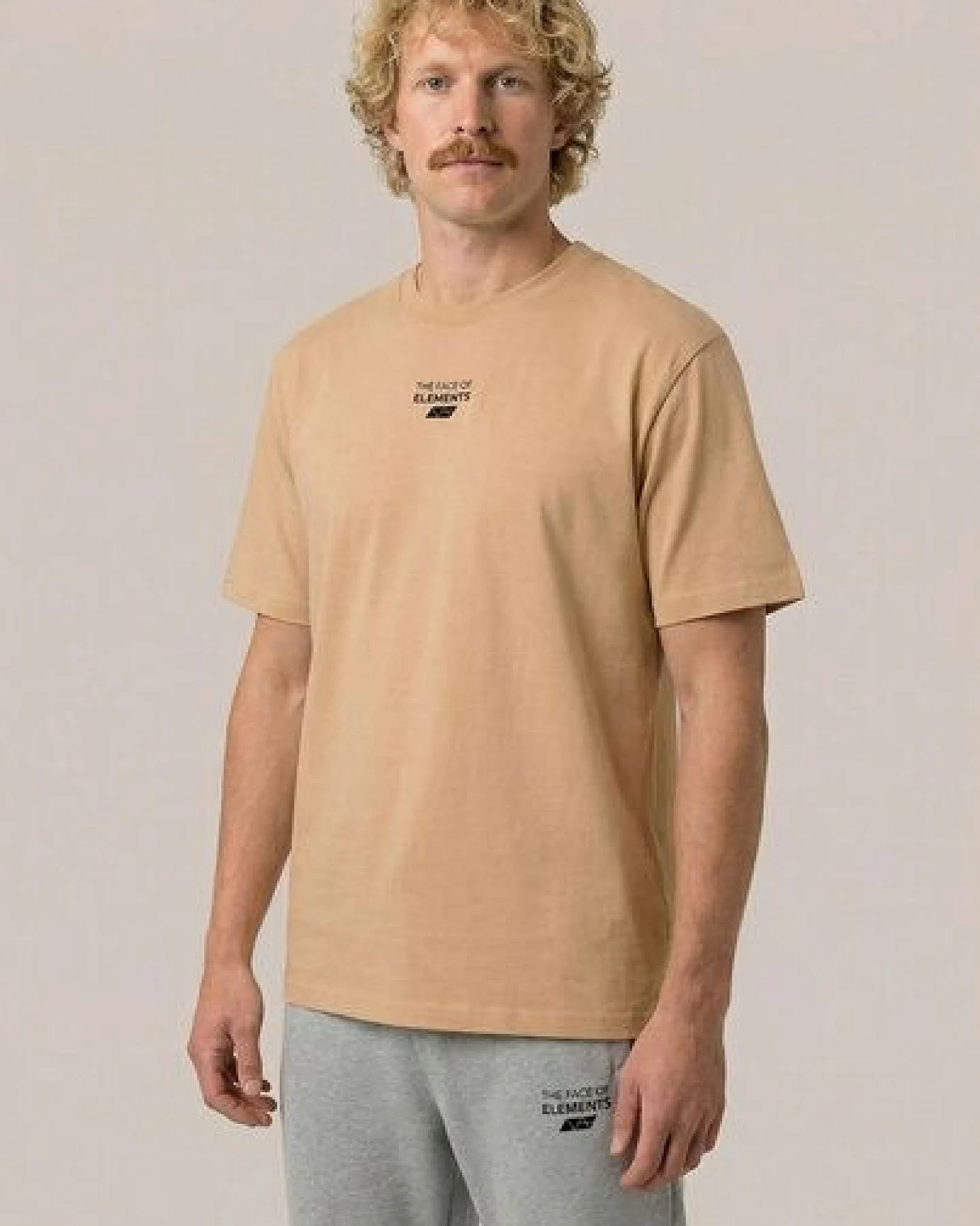 THE FACE OF ELEMENTS ESSENTIAL - RELAXED FIT T-SHIRT AUS 100% BIO-BAUMWOLLE – Ansicht 3