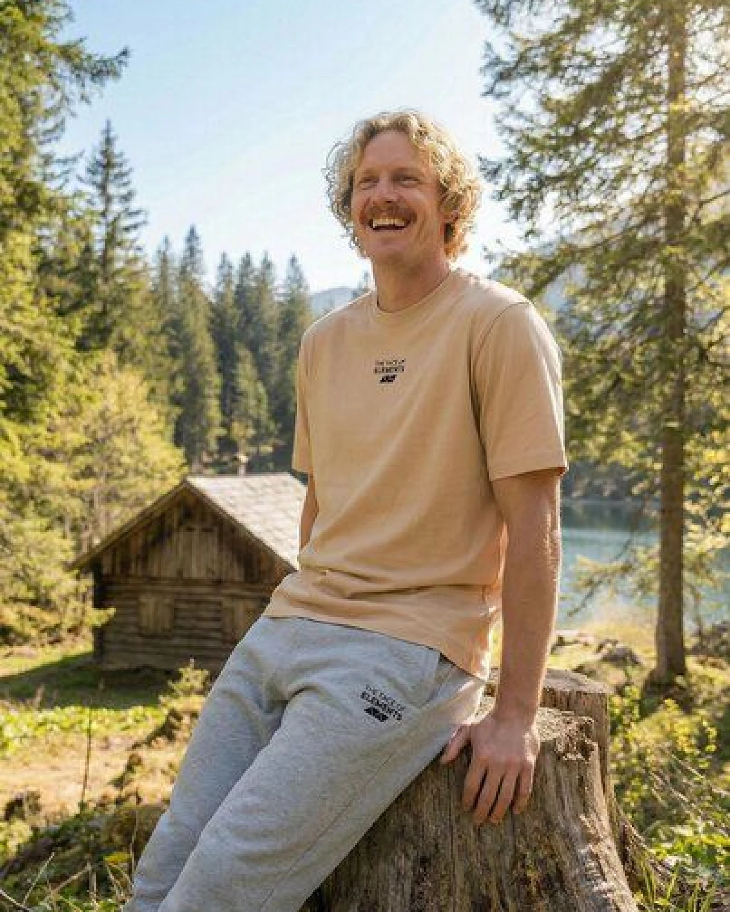 THE FACE OF ELEMENTS ESSENTIAL - RELAXED FIT T-SHIRT AUS 100% BIO-BAUMWOLLE – Ansicht 2