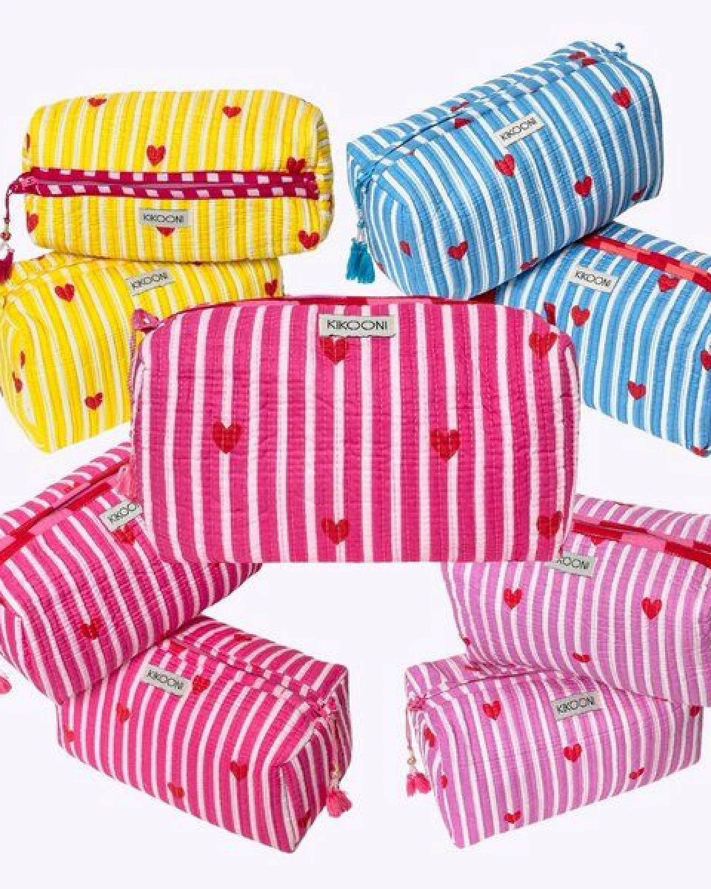 KIKOONI handgefertigte Kosmetiktasche "LOVE EDITION" – Ansicht 2
