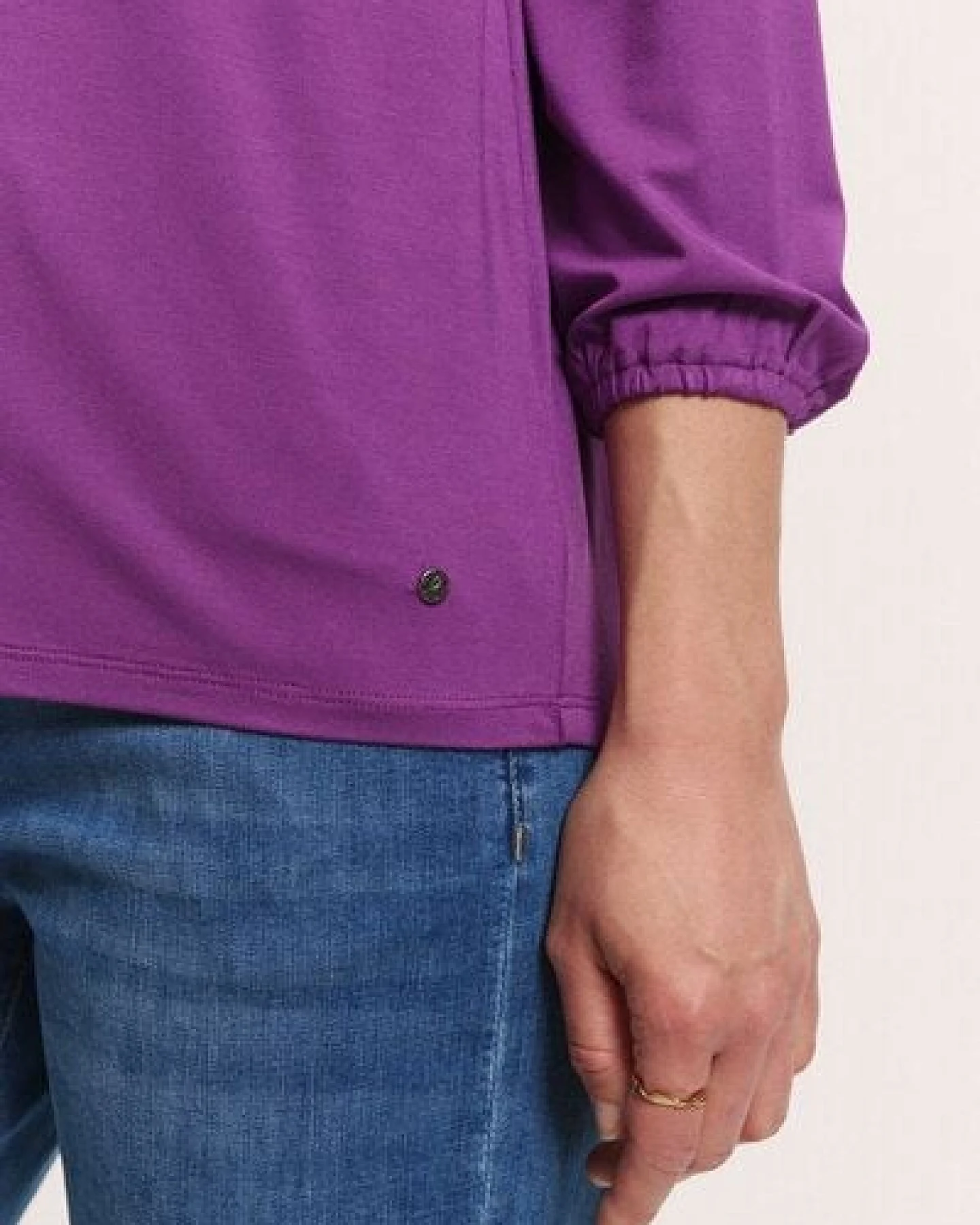 TRANQUILLO Jerseybluse Kaaty aus EcoVero Viskose (1080001) – Ansicht 3