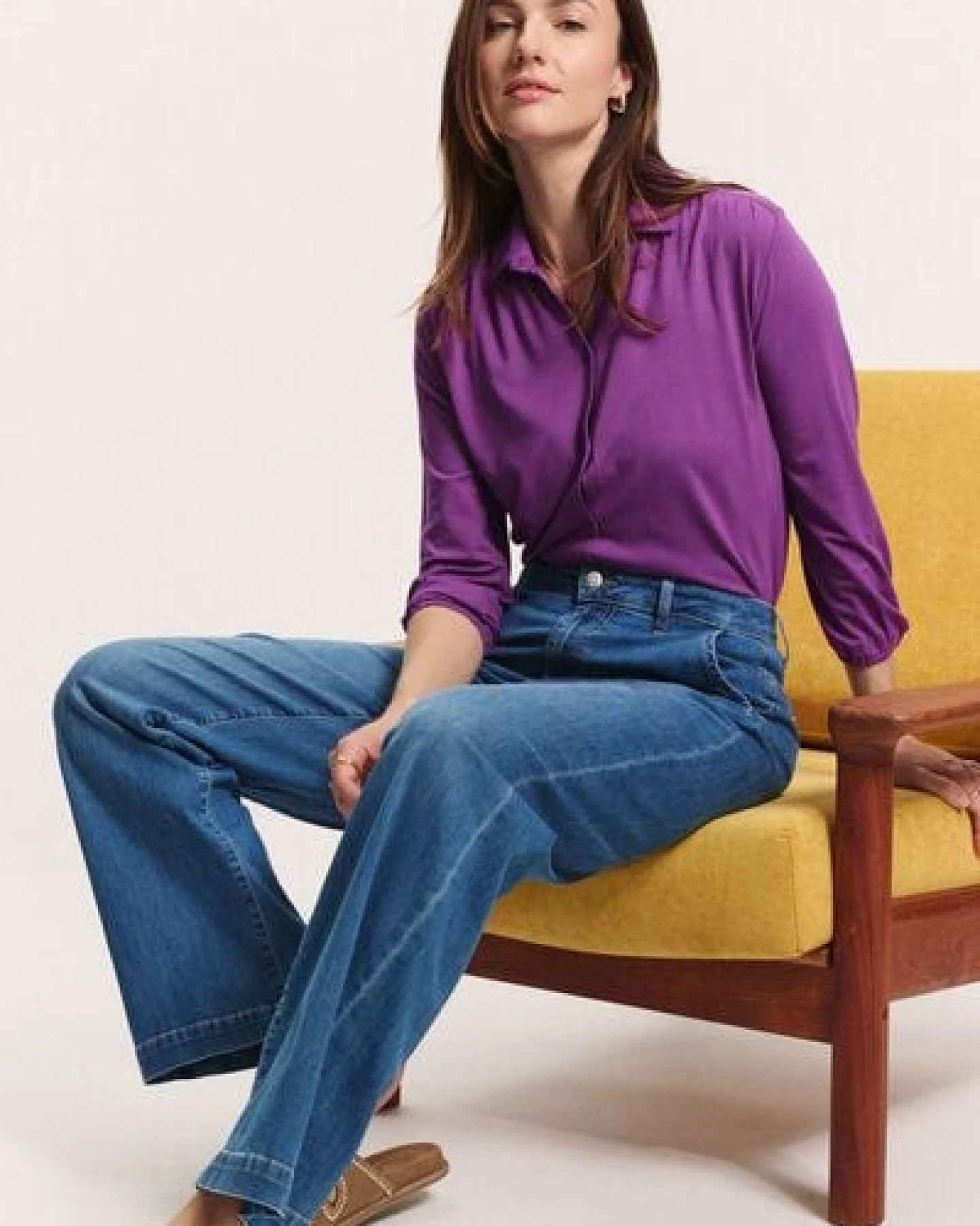 TRANQUILLO Jerseybluse Kaaty aus EcoVero Viskose (1080001) – Ansicht 4