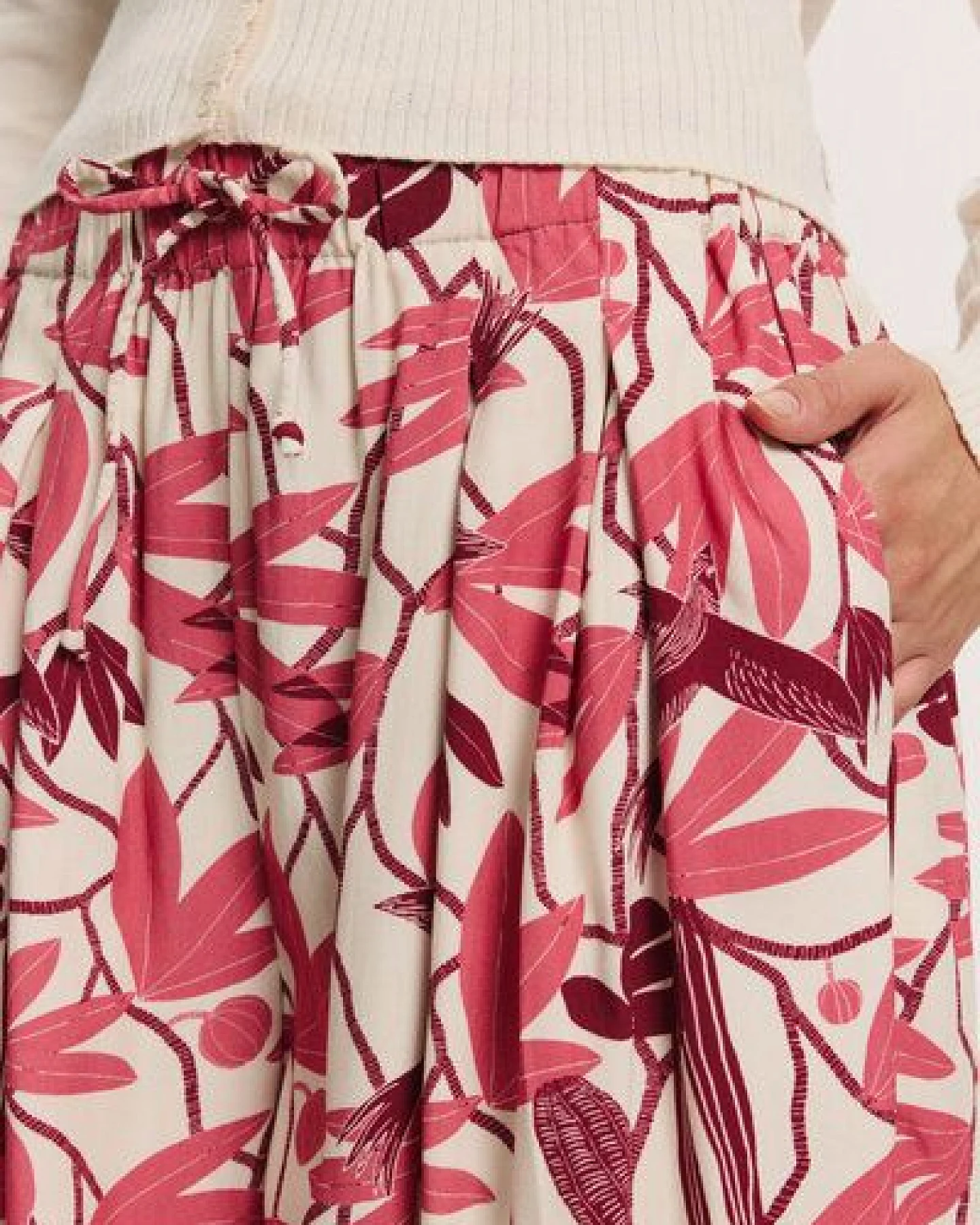 TRANQUILLO Kurze Hose Leaa aus EcoVero Viskose (1170003) – Ansicht 3