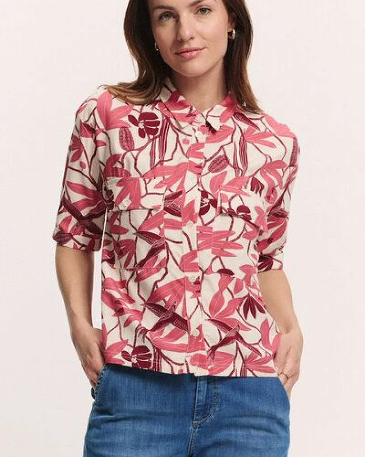 TRANQUILLO Oversized Bluse Anii aus EcoVero Viskose (1180003)
